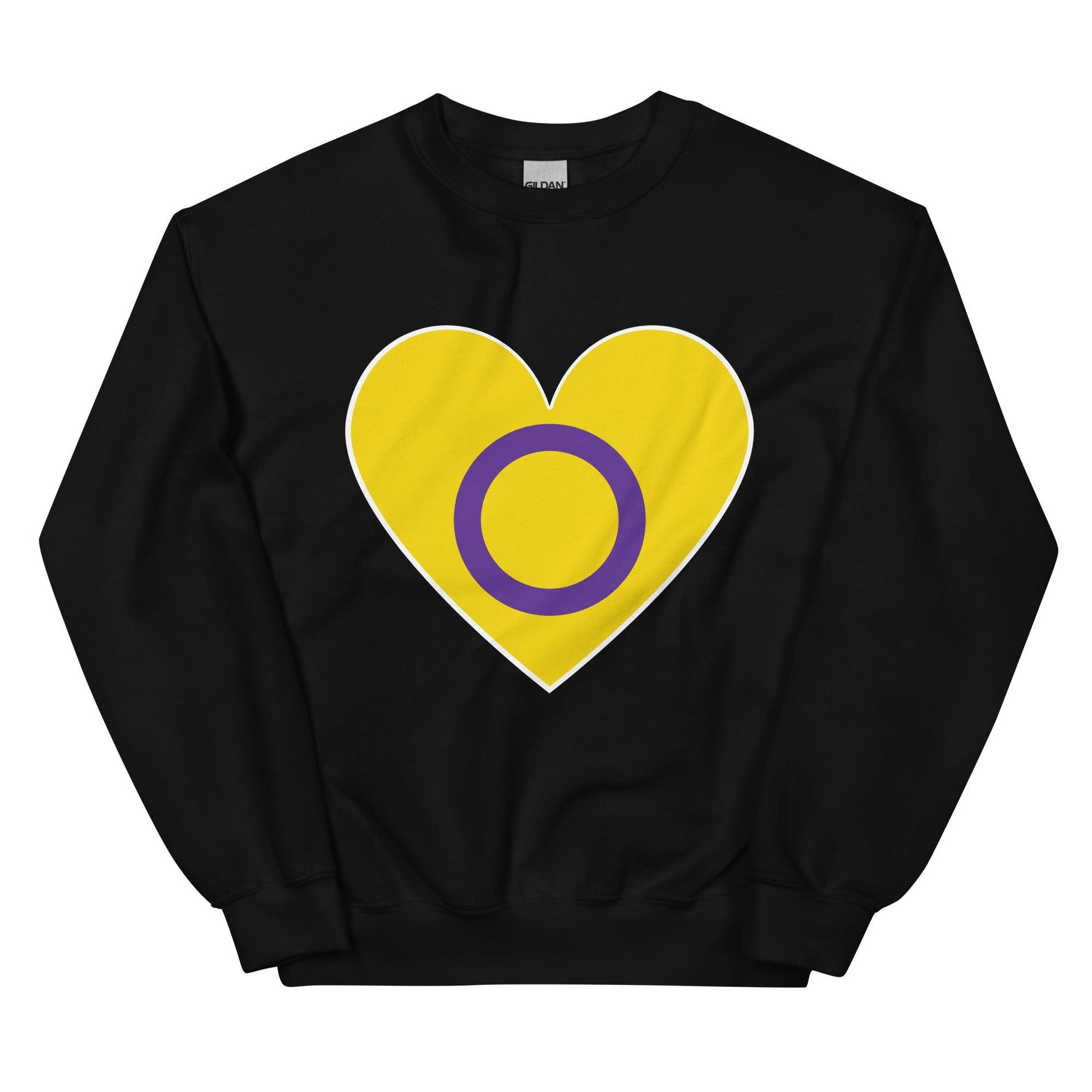 Intersex Heart Sweatshirt - Crewneck Sweatshirt - Free 2 B