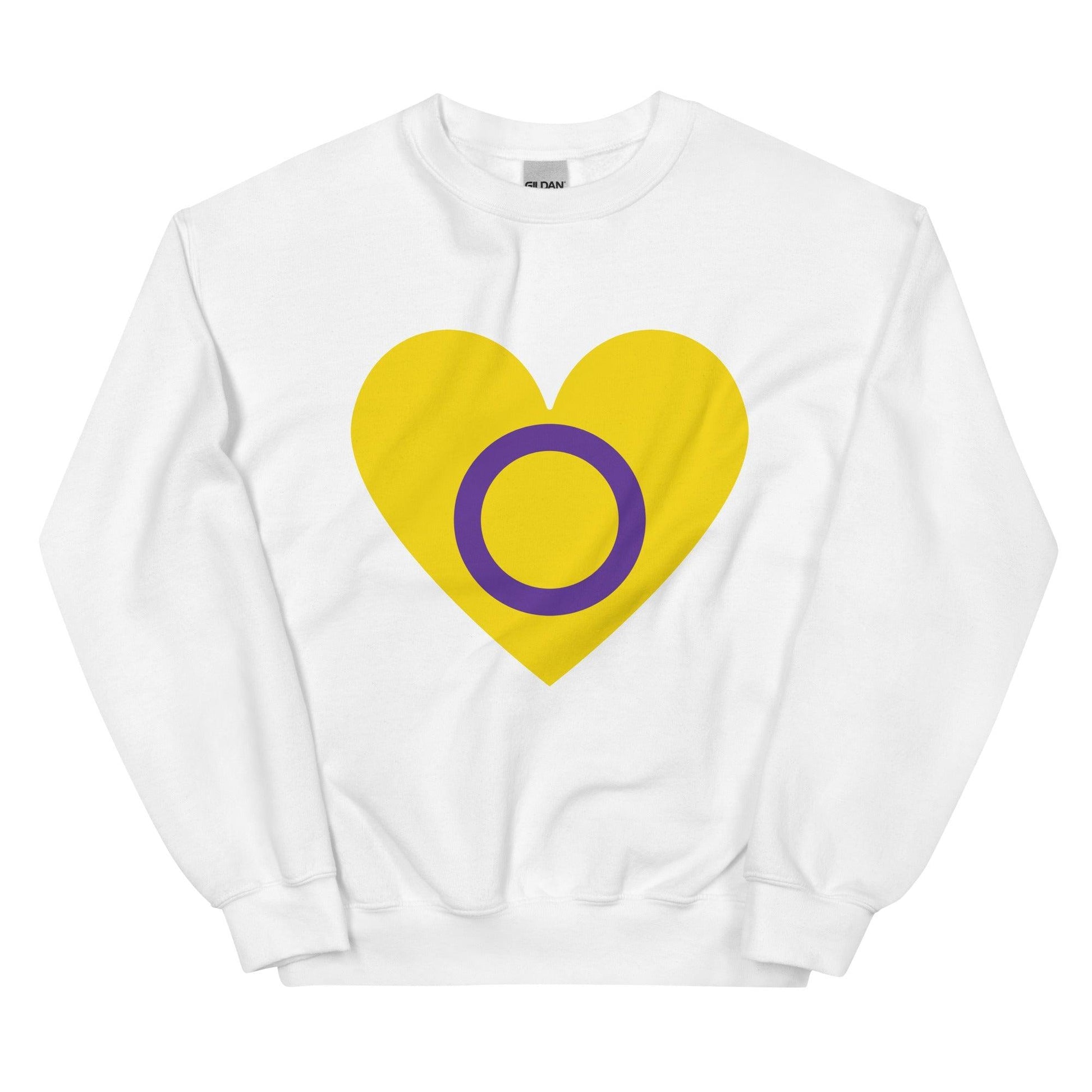 Intersex Heart Sweatshirt - Crewneck Sweatshirt - Free 2 B