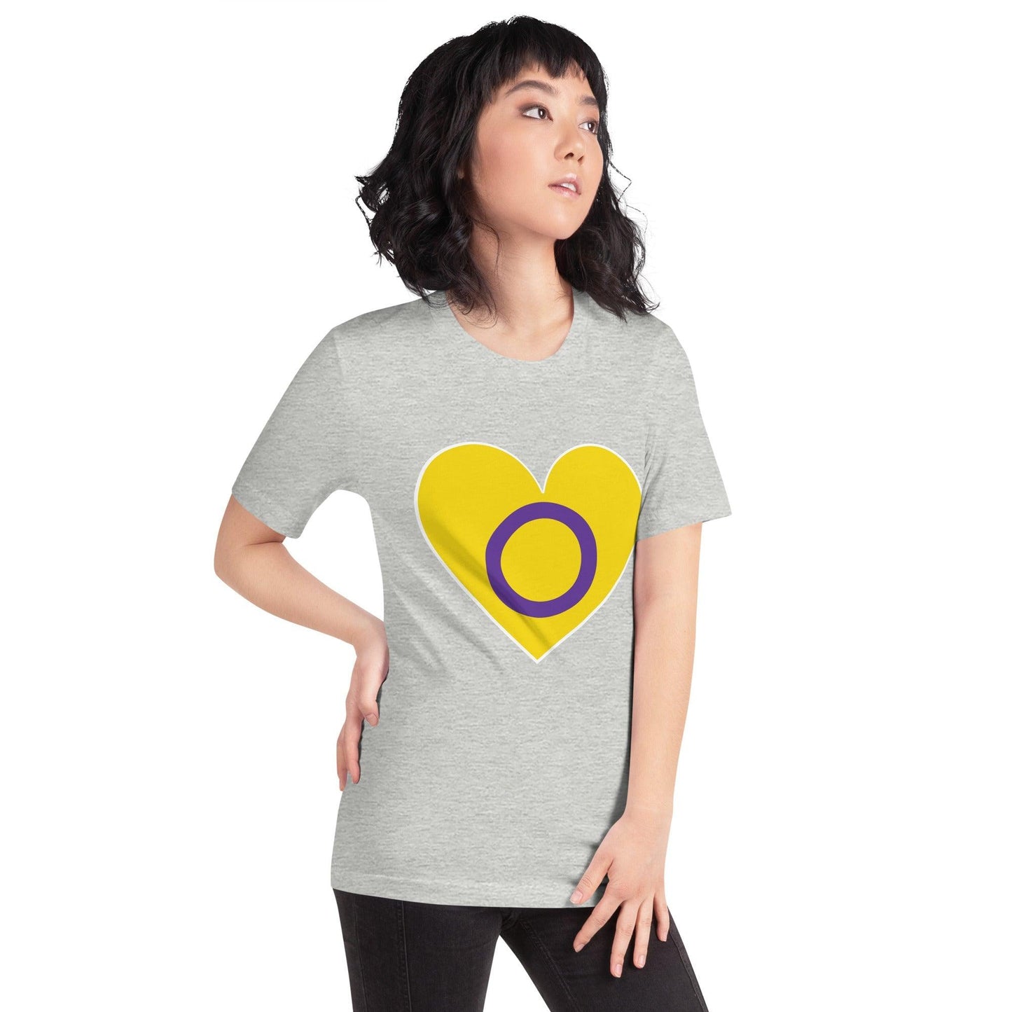 Intersex Heart T-Shirt - T Shirt - Free 2 B