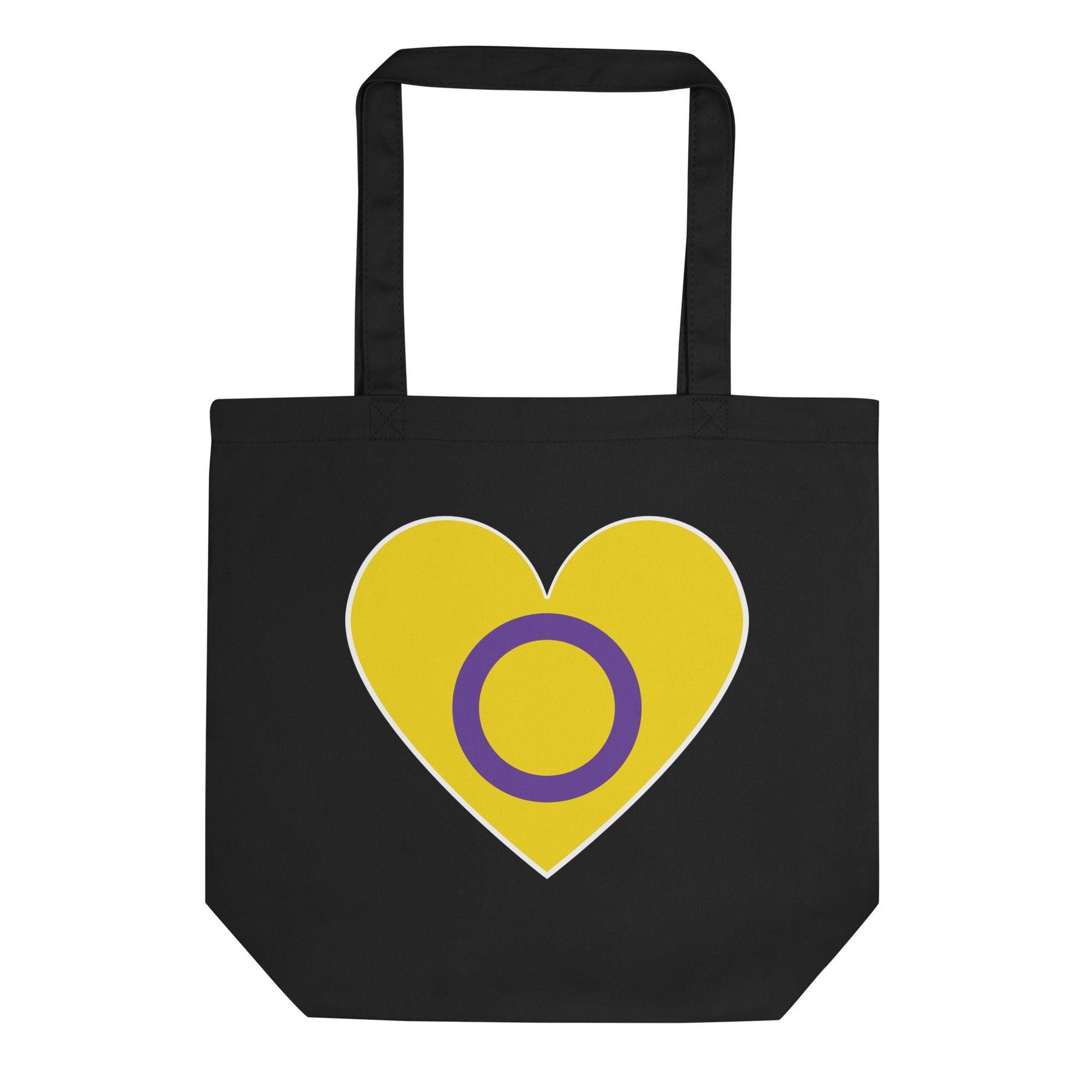 Intersex Heart Tote Bag - Tote Bag - Free 2 B