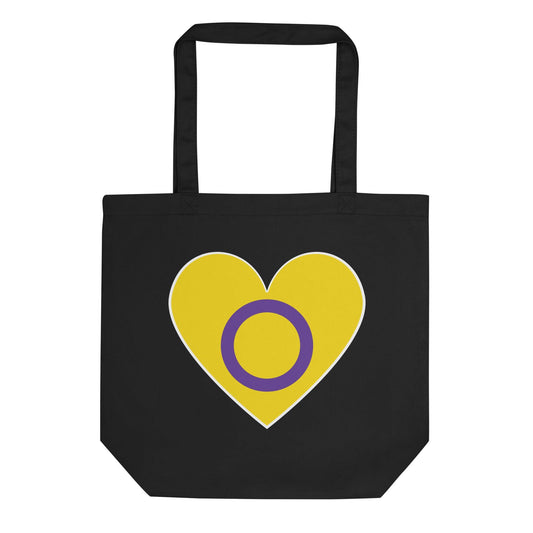 Intersex Heart Tote Bag - Tote Bag - Free 2 B