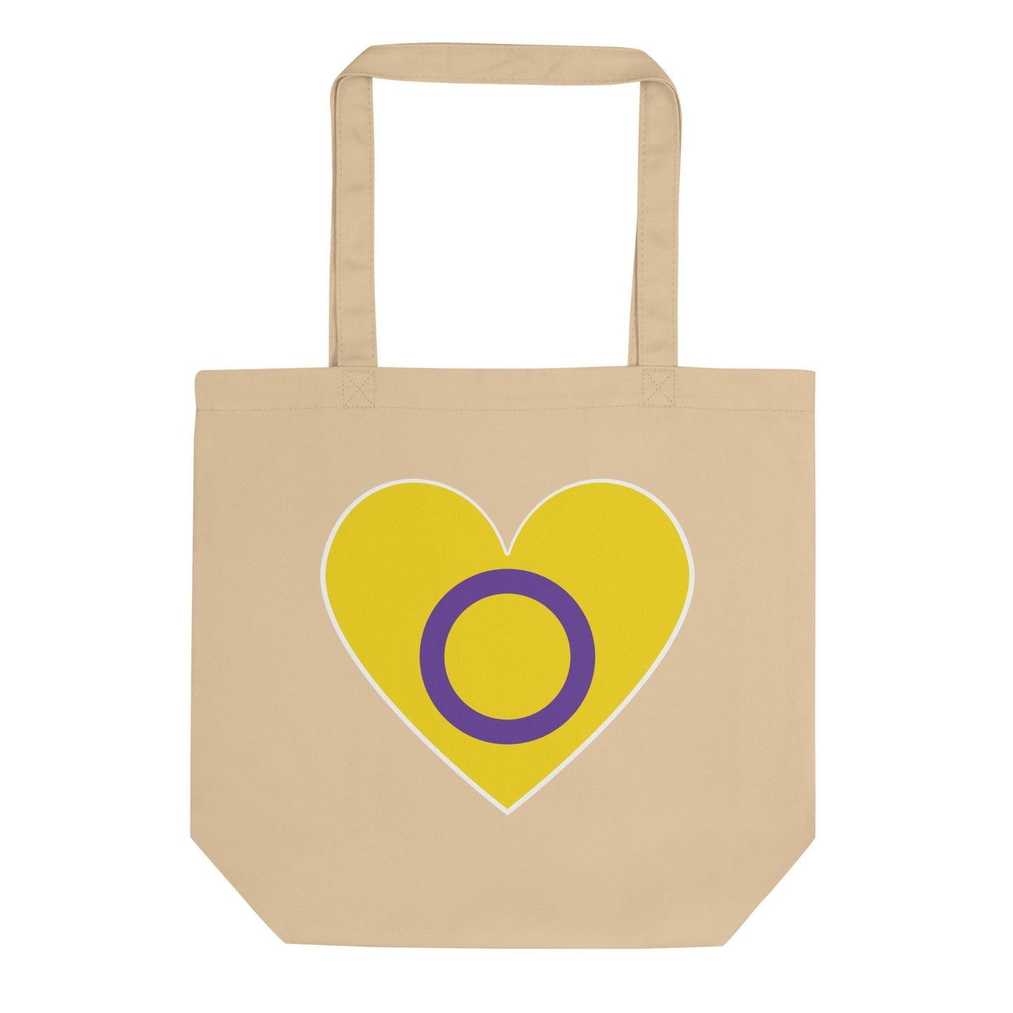 Intersex Heart Tote Bag - Tote Bag - Free 2 B