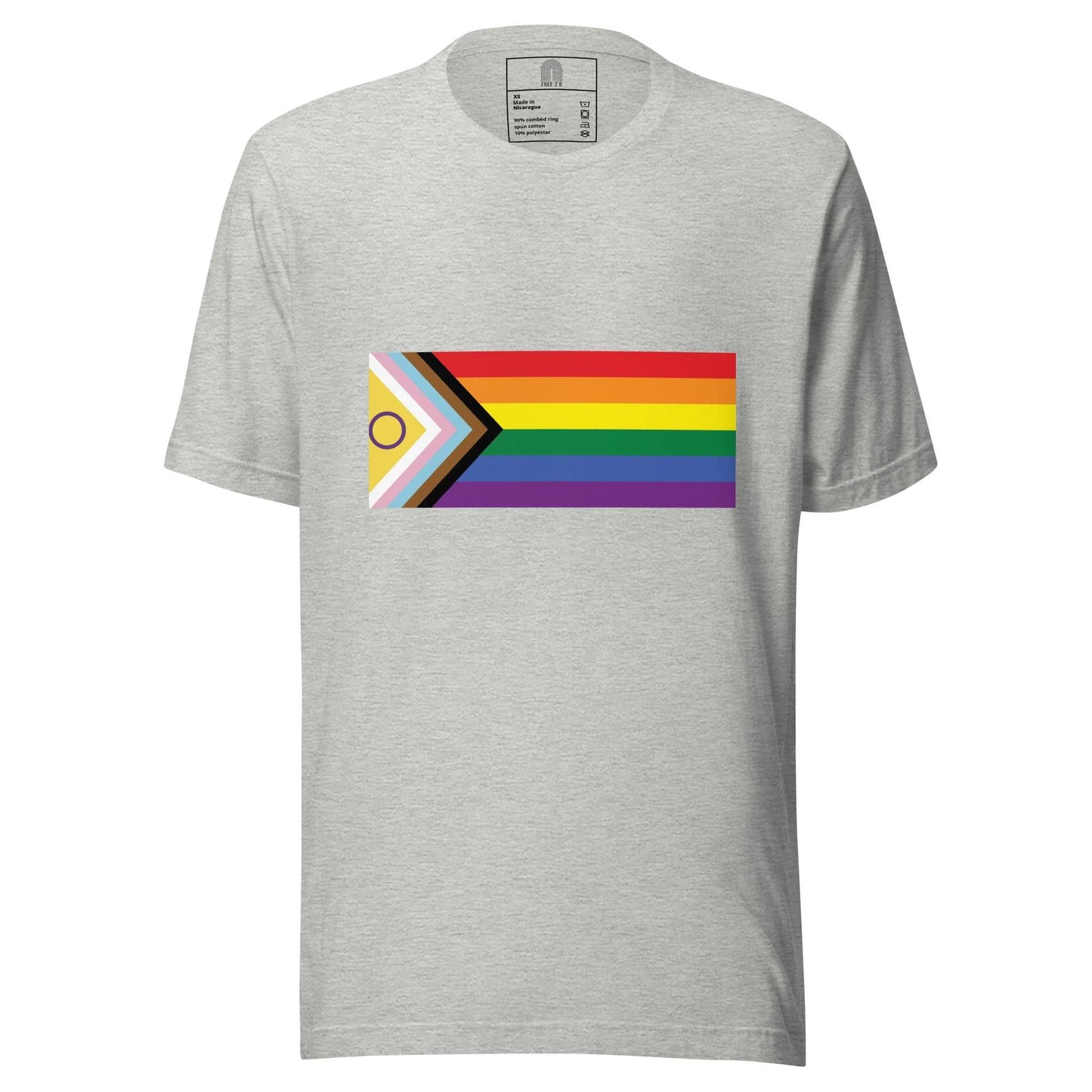 Intersex-Inclusive Pride Flag T-Shirt - T Shirt - Free 2 B