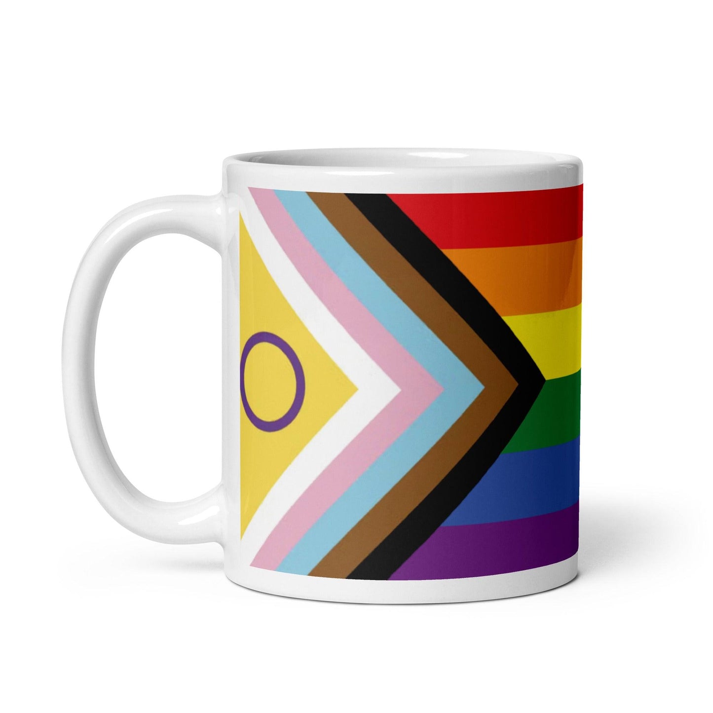 Intersex-Inclusive Progress Flag Mug - Mug - Free 2 B