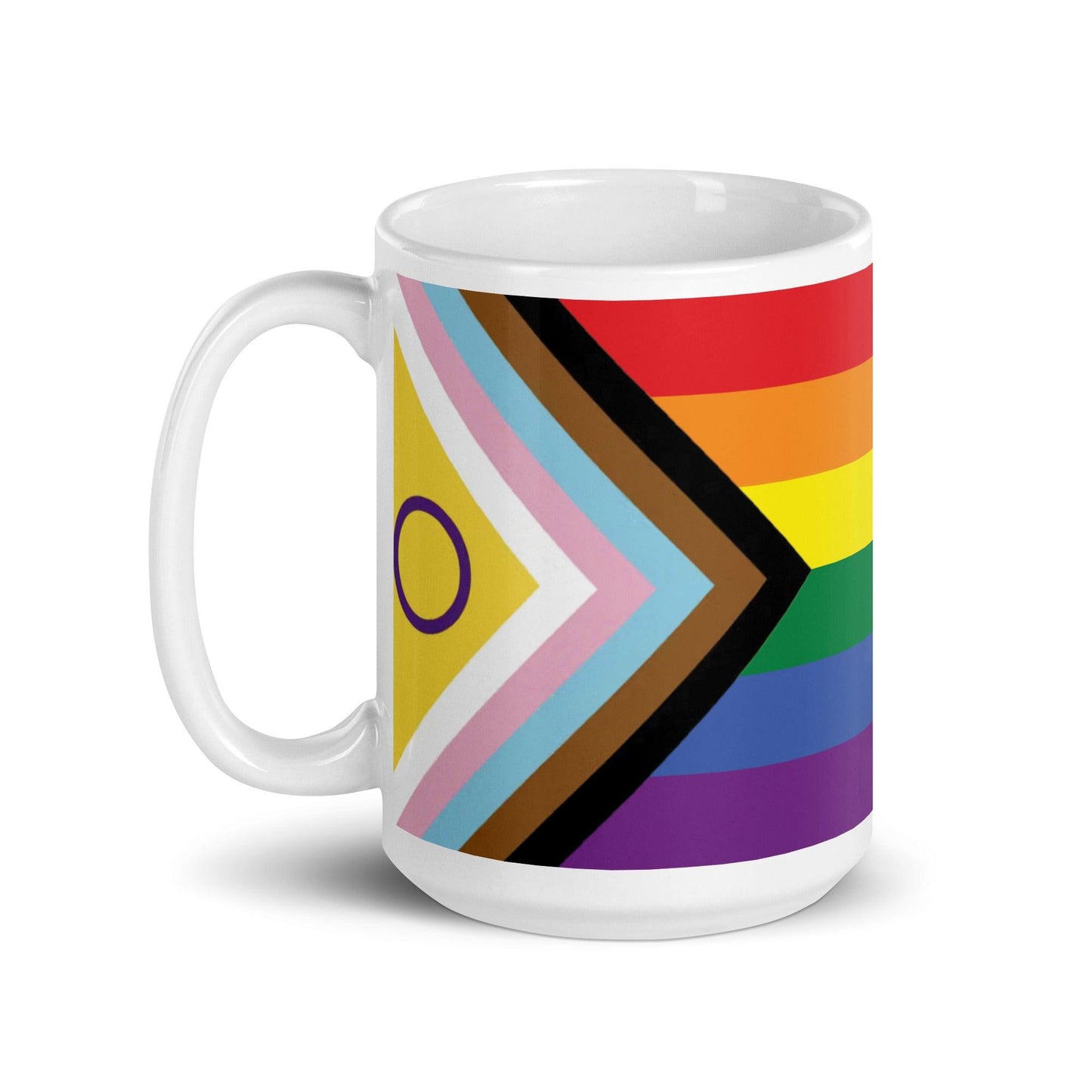 Intersex-Inclusive Progress Flag Mug - Mug - Free 2 B