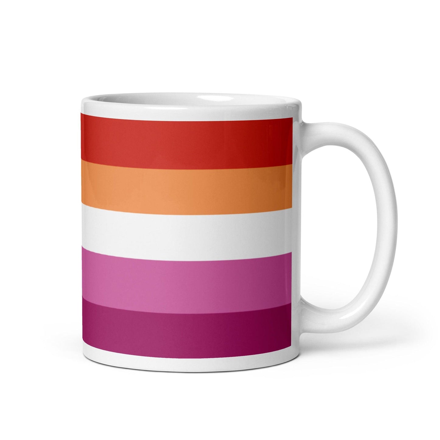 Lesbian Flag Mug - Mug - Free 2 B