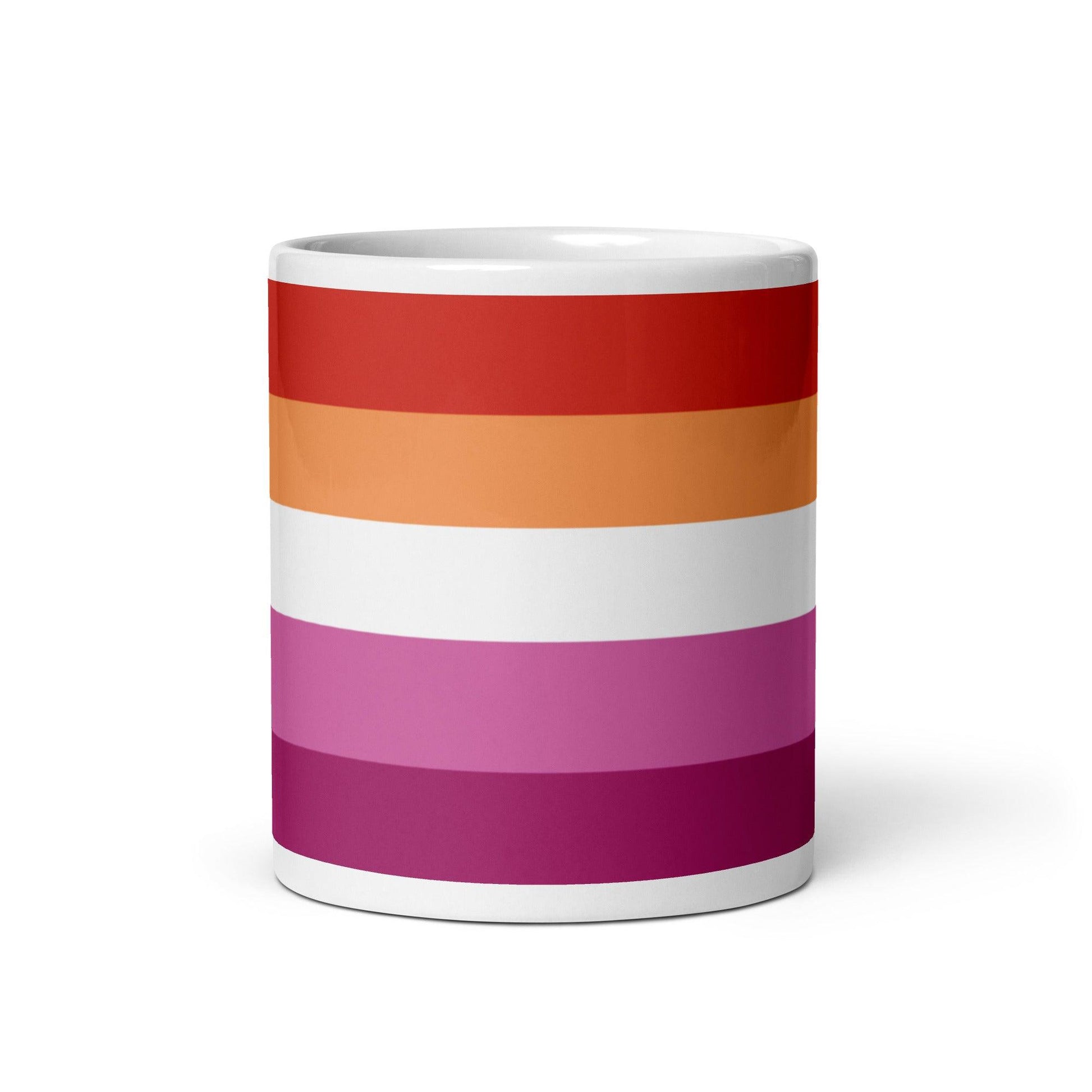 Lesbian Flag Mug - Mug - Free 2 B