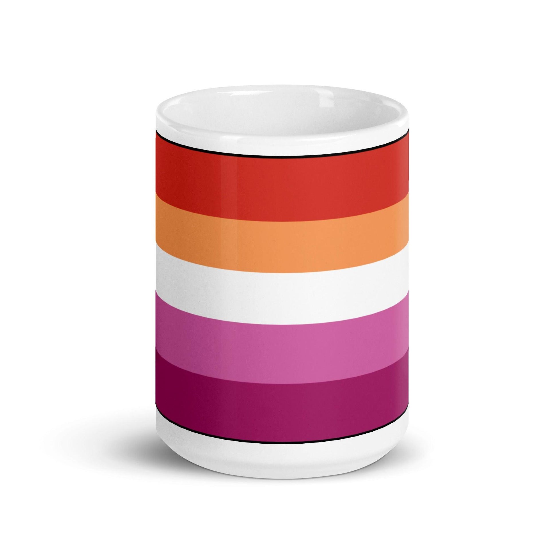 Lesbian Flag Mug - Mug - Free 2 B