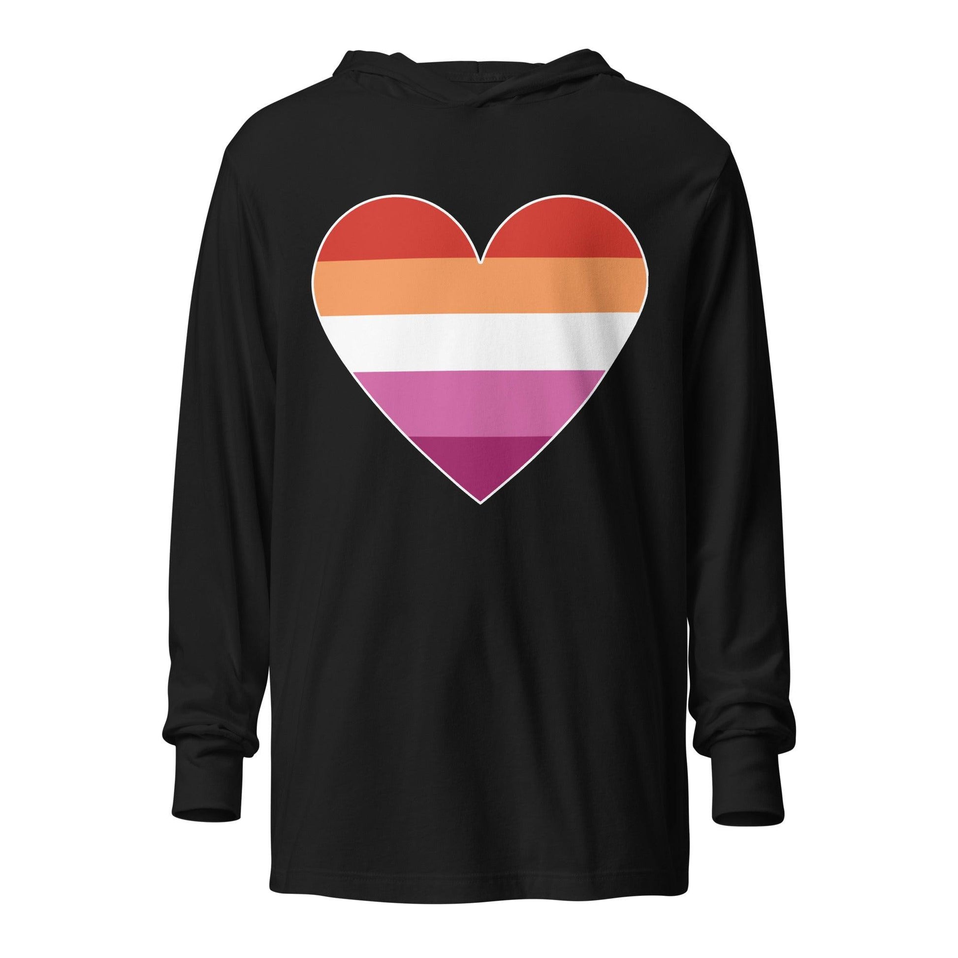 Lesbian Heart Long Sleeve Shirt - Long Sleeve Shirt - Free 2 B