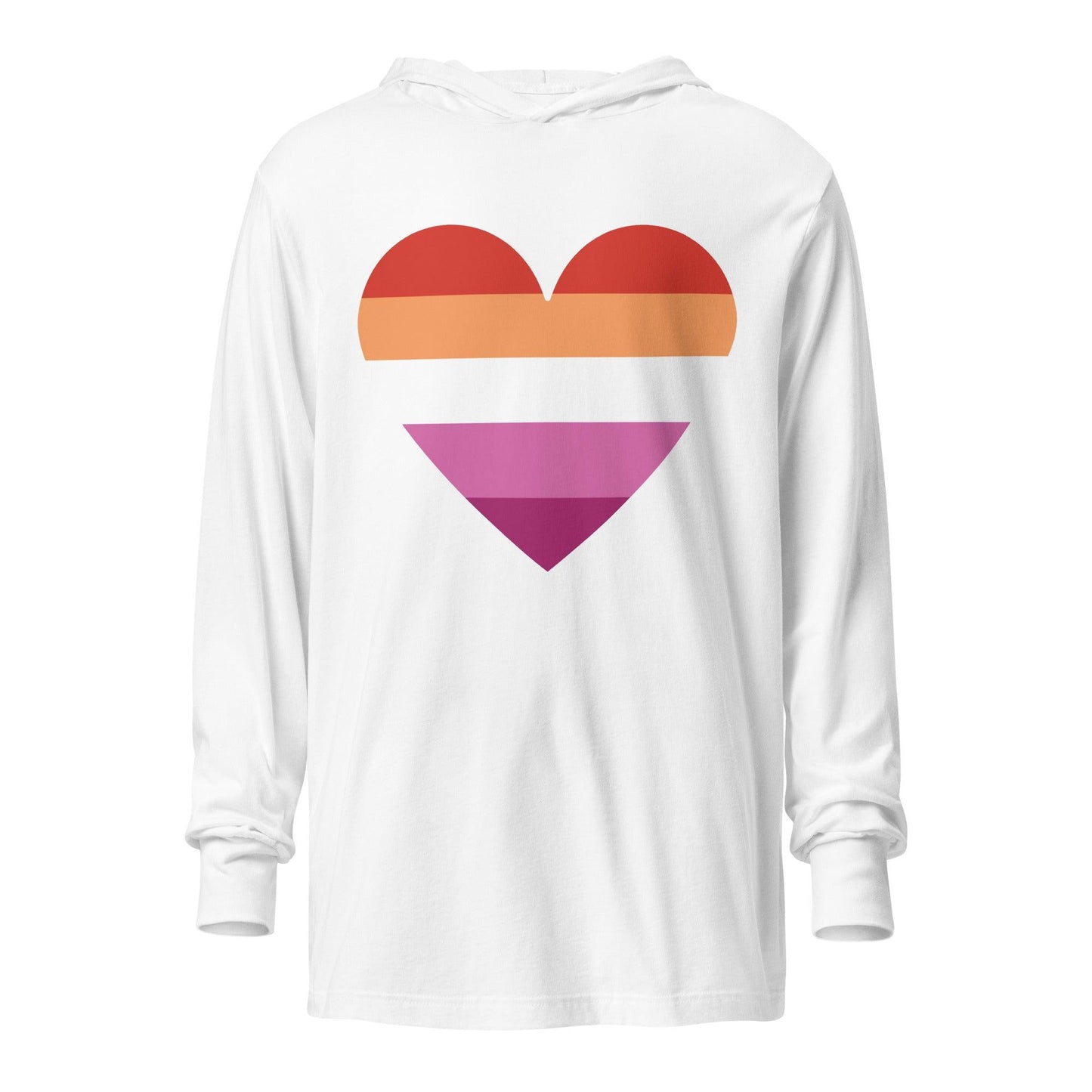 Lesbian Heart Long Sleeve Shirt - Long Sleeve Shirt - Free 2 B