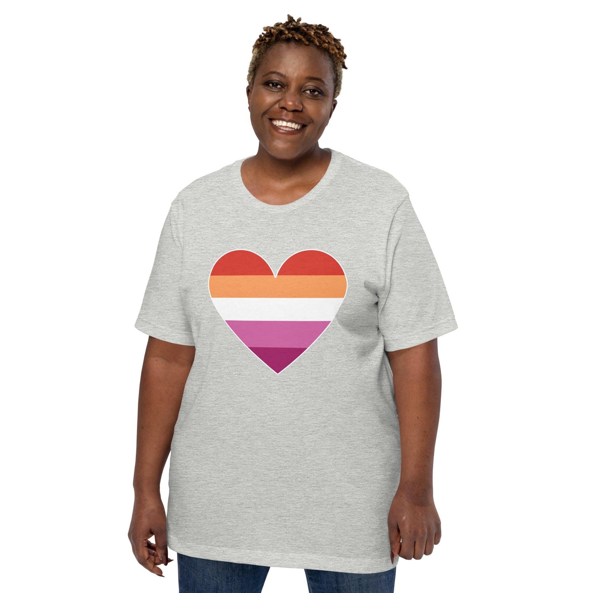 Lesbian Heart T-Shirt - T Shirt - Free 2 B