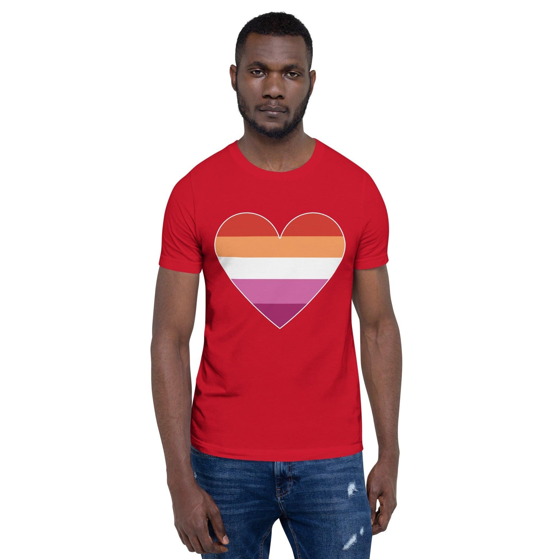 Lesbian Heart T-Shirt - T Shirt - Free 2 B