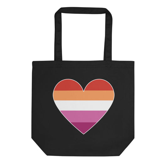 Lesbian Heart Tote Bag - Tote Bag - Free 2 B