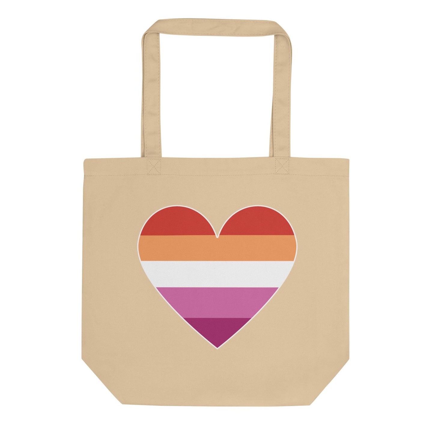 Lesbian Heart Tote Bag - Tote Bag - Free 2 B