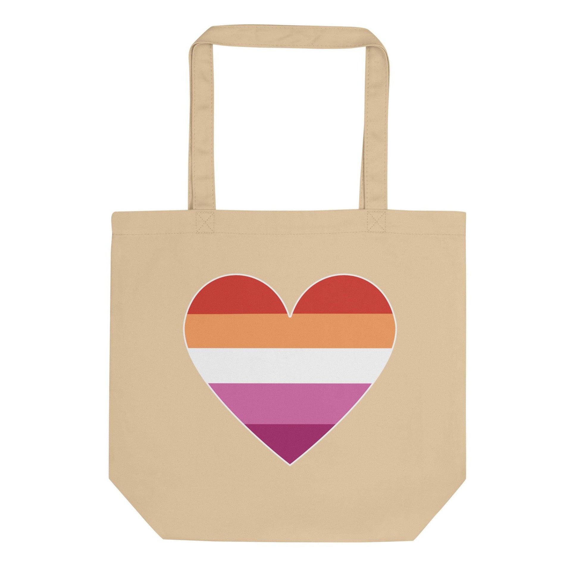 Lesbian Heart Tote Bag - Tote Bag - Free 2 B