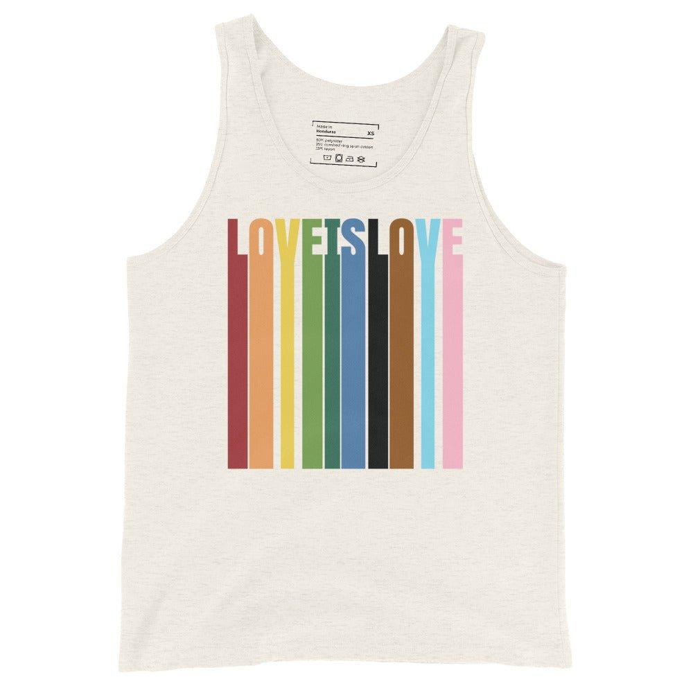 "Love Is Love" Tank Top - Tank Top - Free 2 B