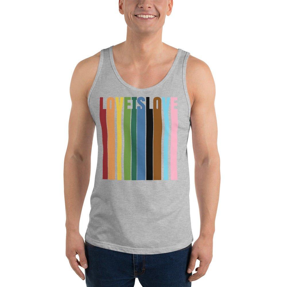 "Love Is Love" Tank Top - Tank Top - Free 2 B