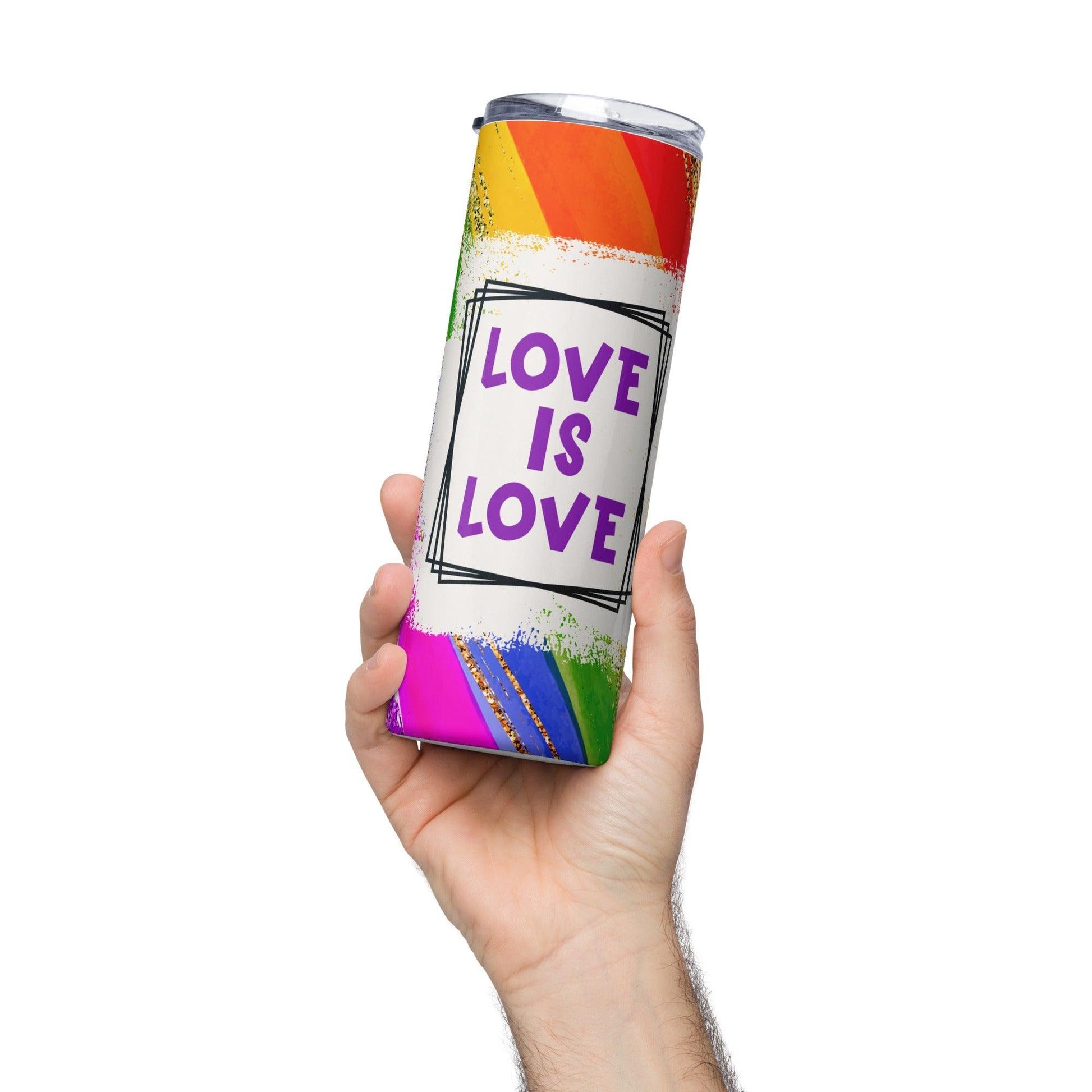 "Love is Love" Tumbler - Tumbler - Free 2 B