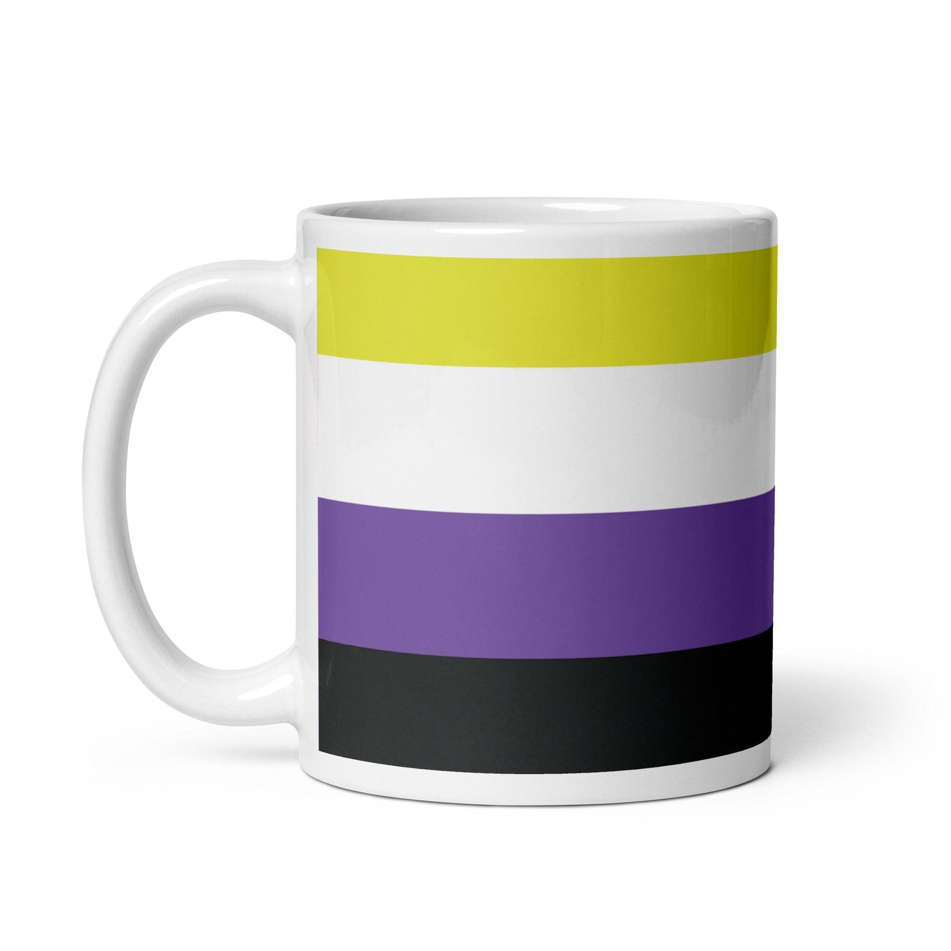 Non-Binary Flag Mug - Mug - Free 2 B