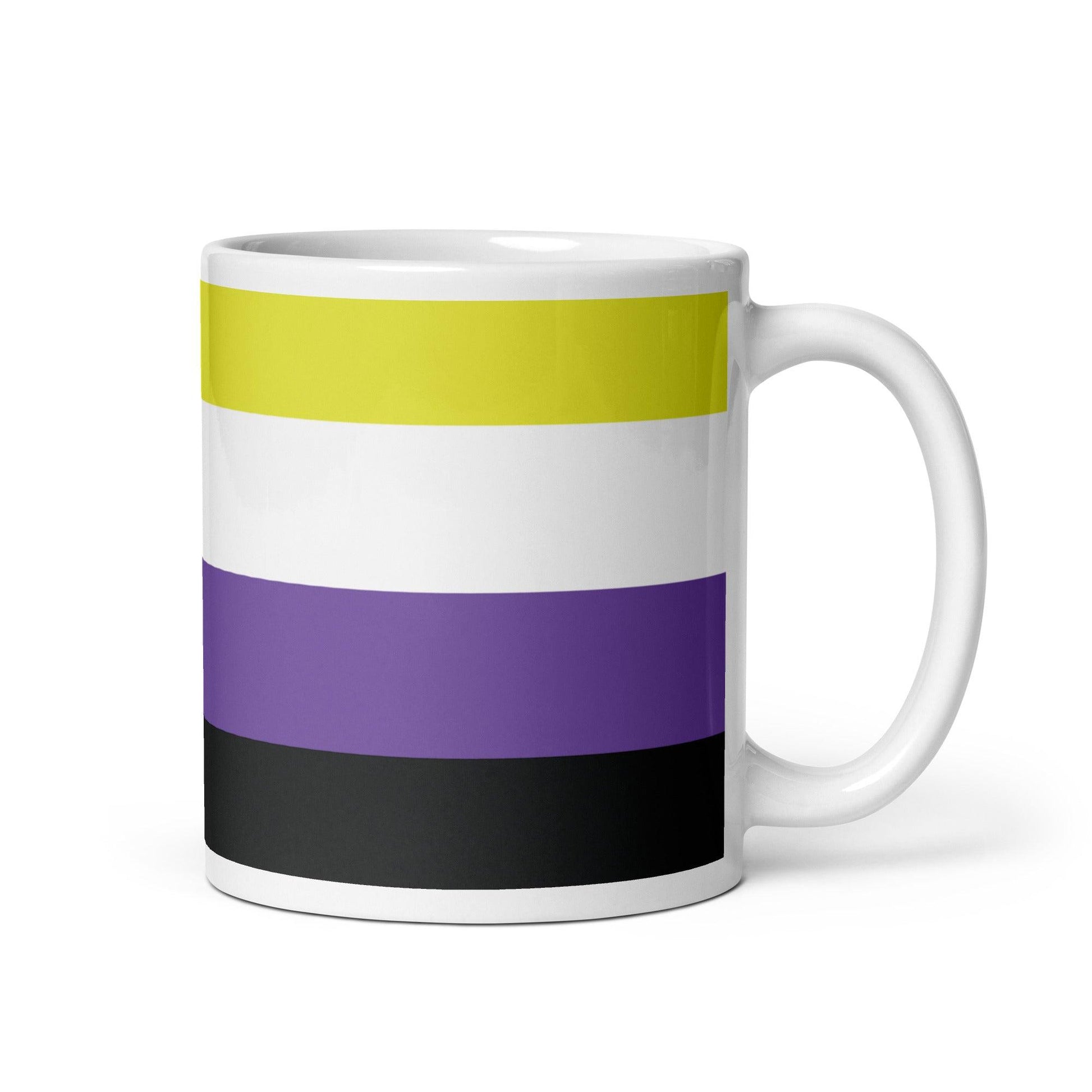 Non-Binary Flag Mug - Mug - Free 2 B