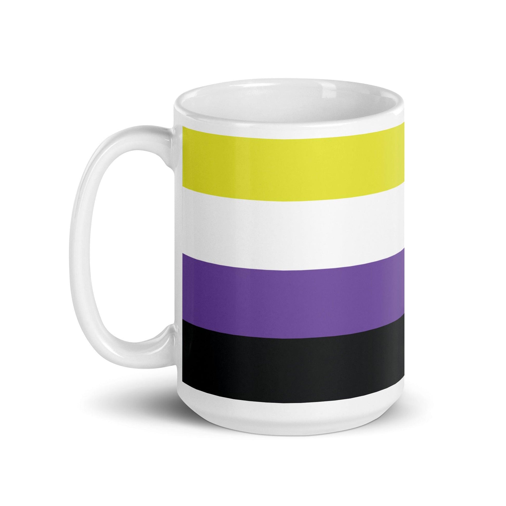 Non-Binary Flag Mug - Mug - Free 2 B