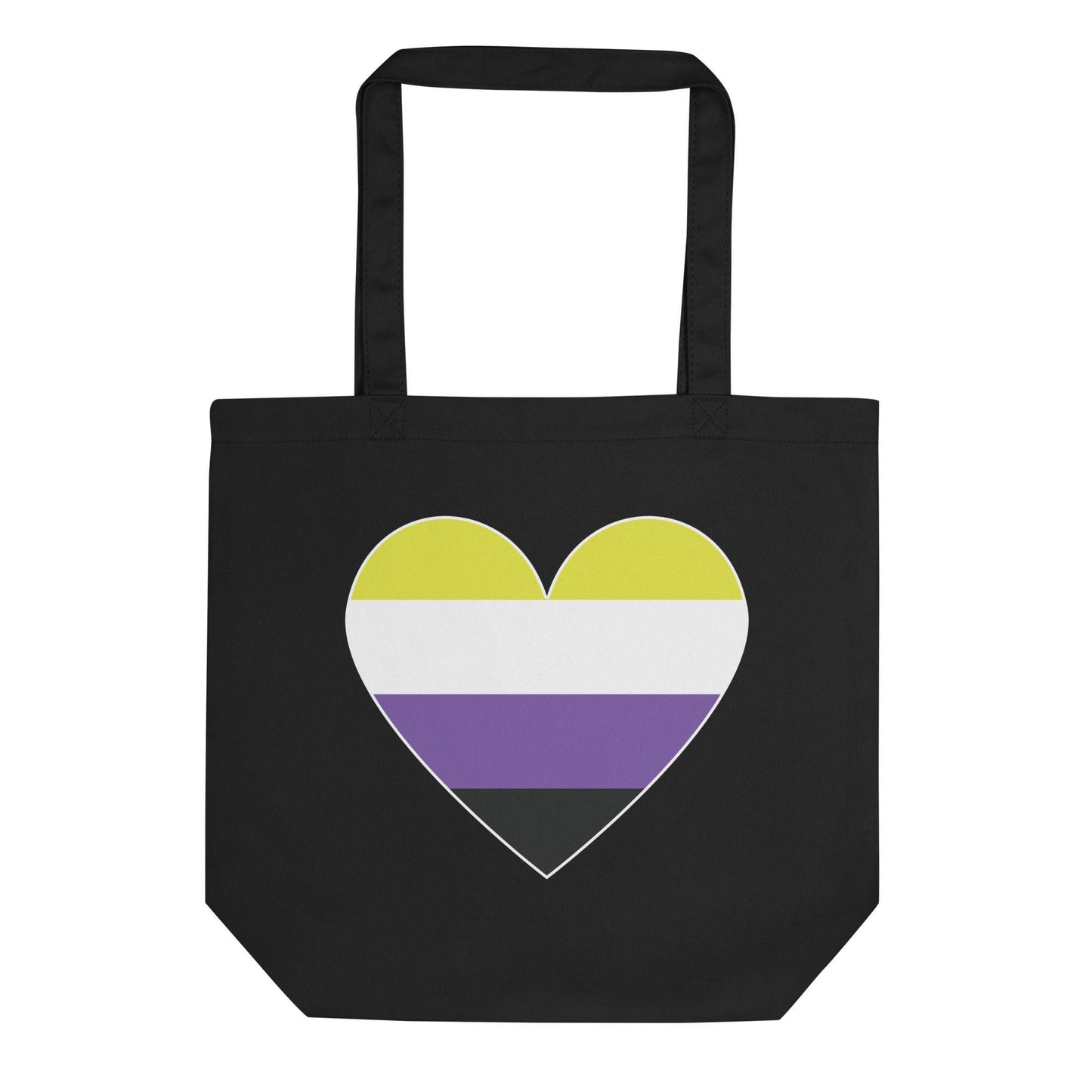 Nonbinary Heart Tote Bag - Tote Bag - Free 2 B