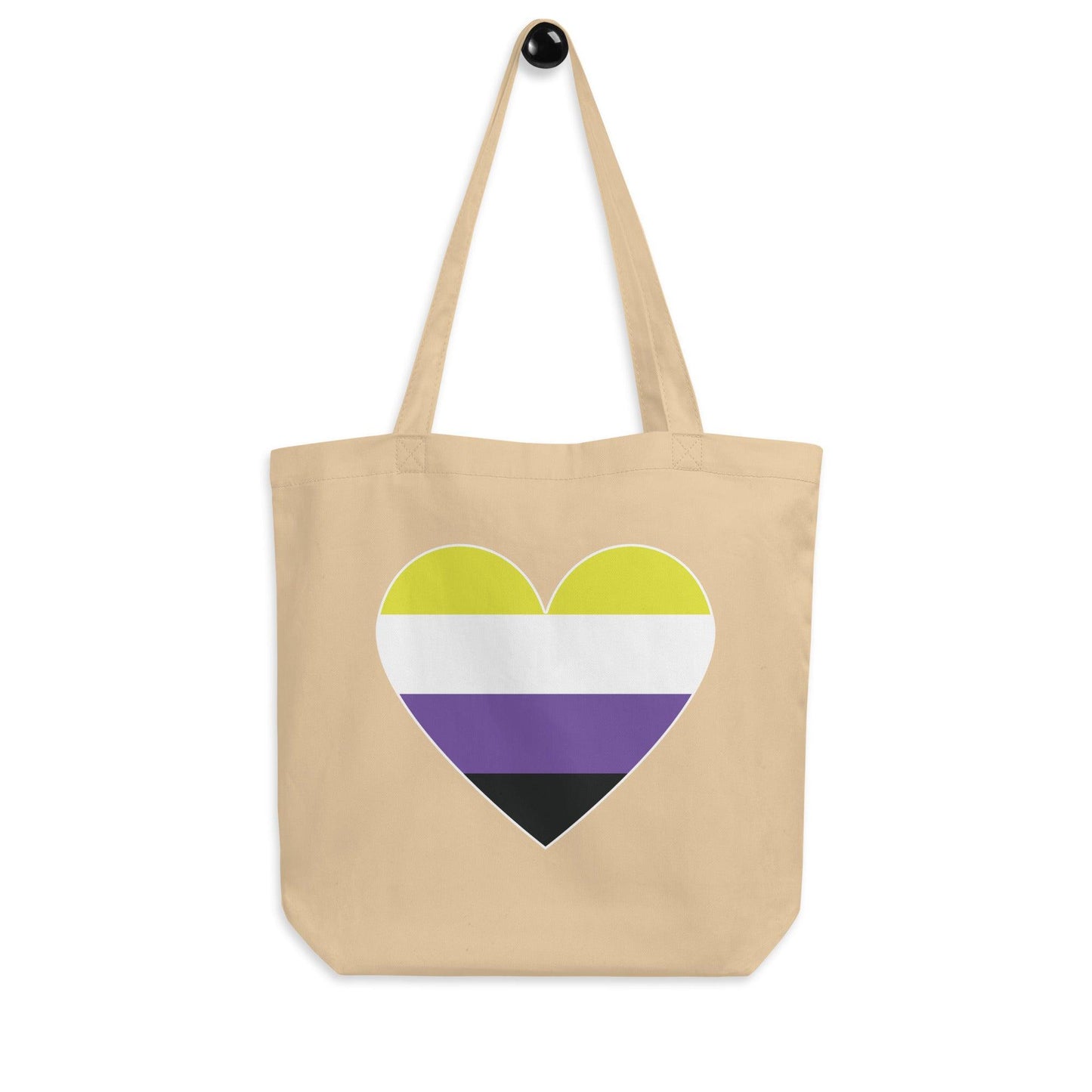 Nonbinary Heart Tote Bag - Tote Bag - Free 2 B