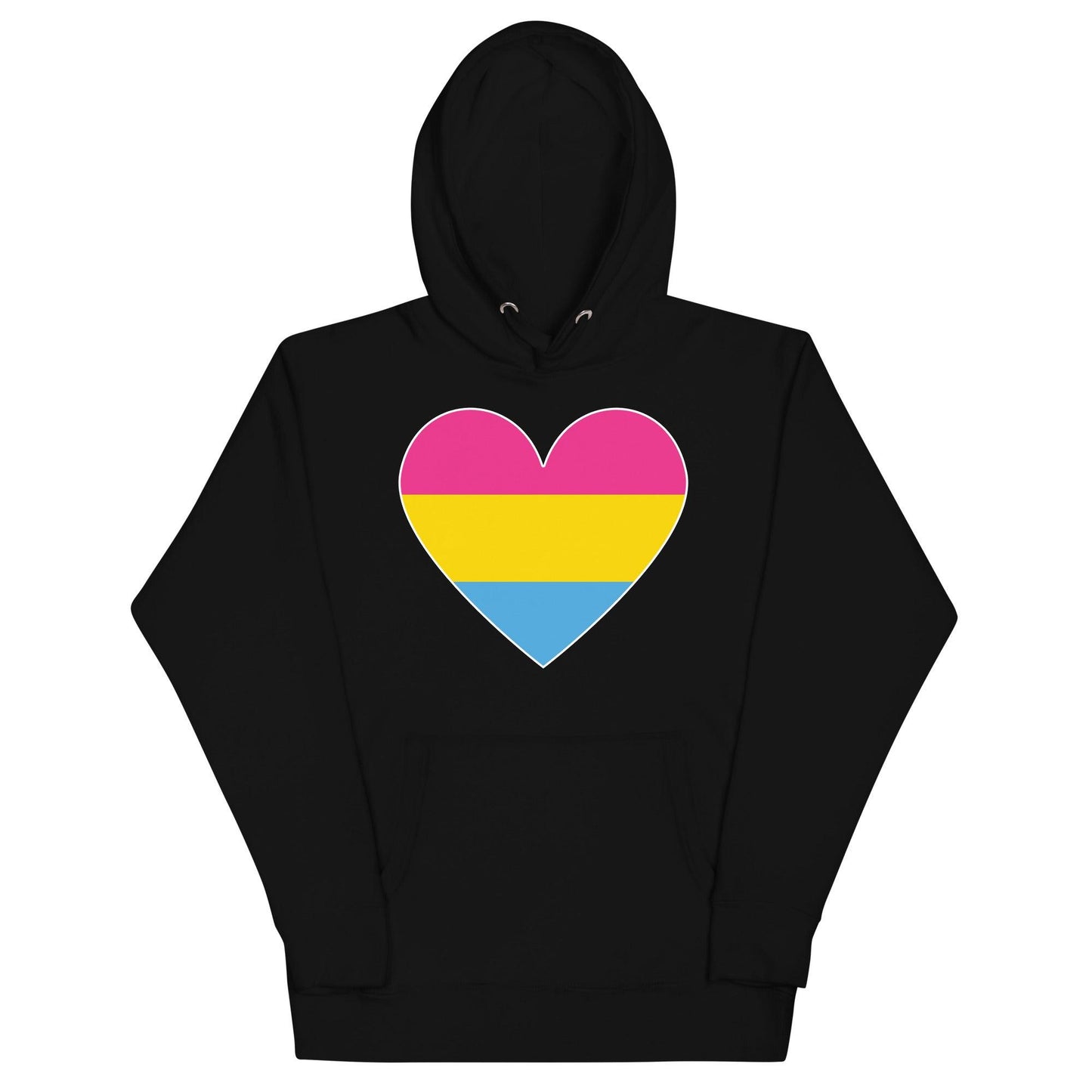 Pansexual Heart Hoodie - Hoodie - Free 2 B