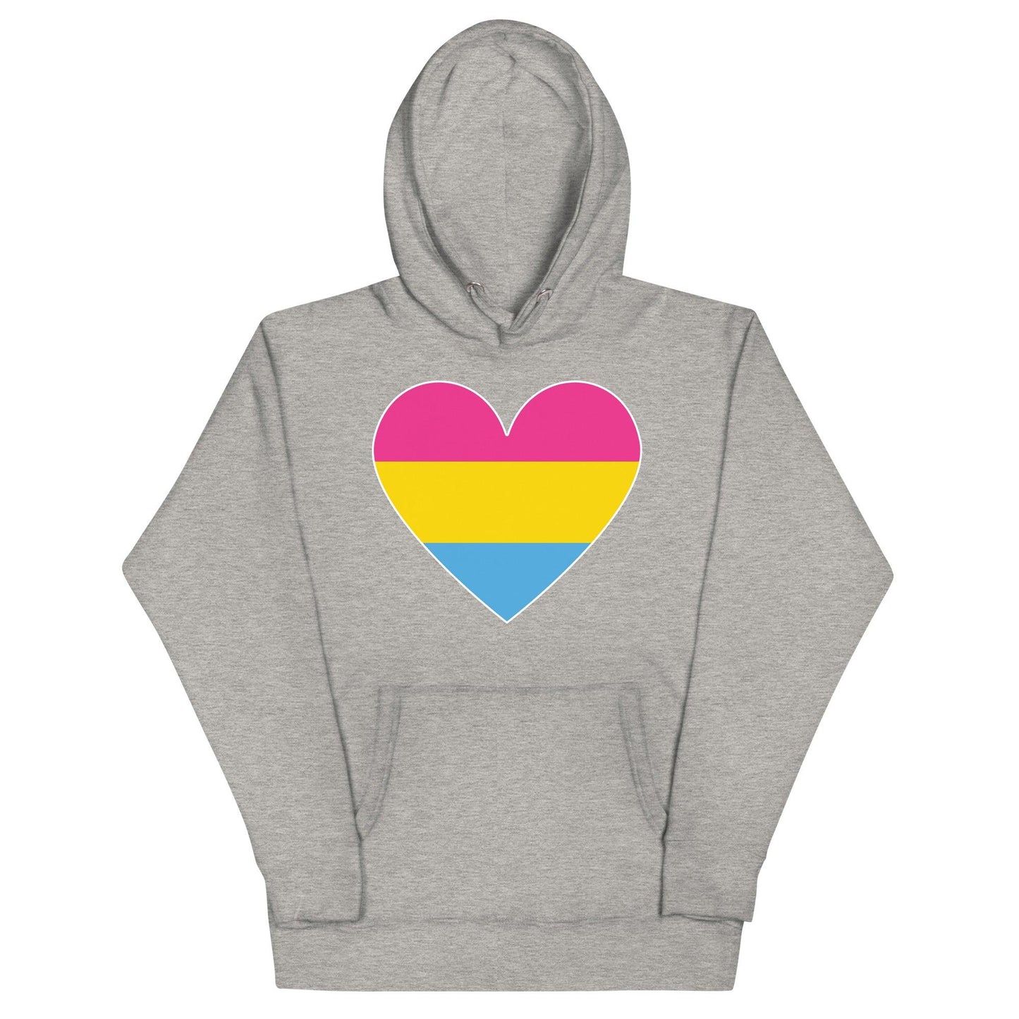 Pansexual Heart Hoodie - Hoodie - Free 2 B