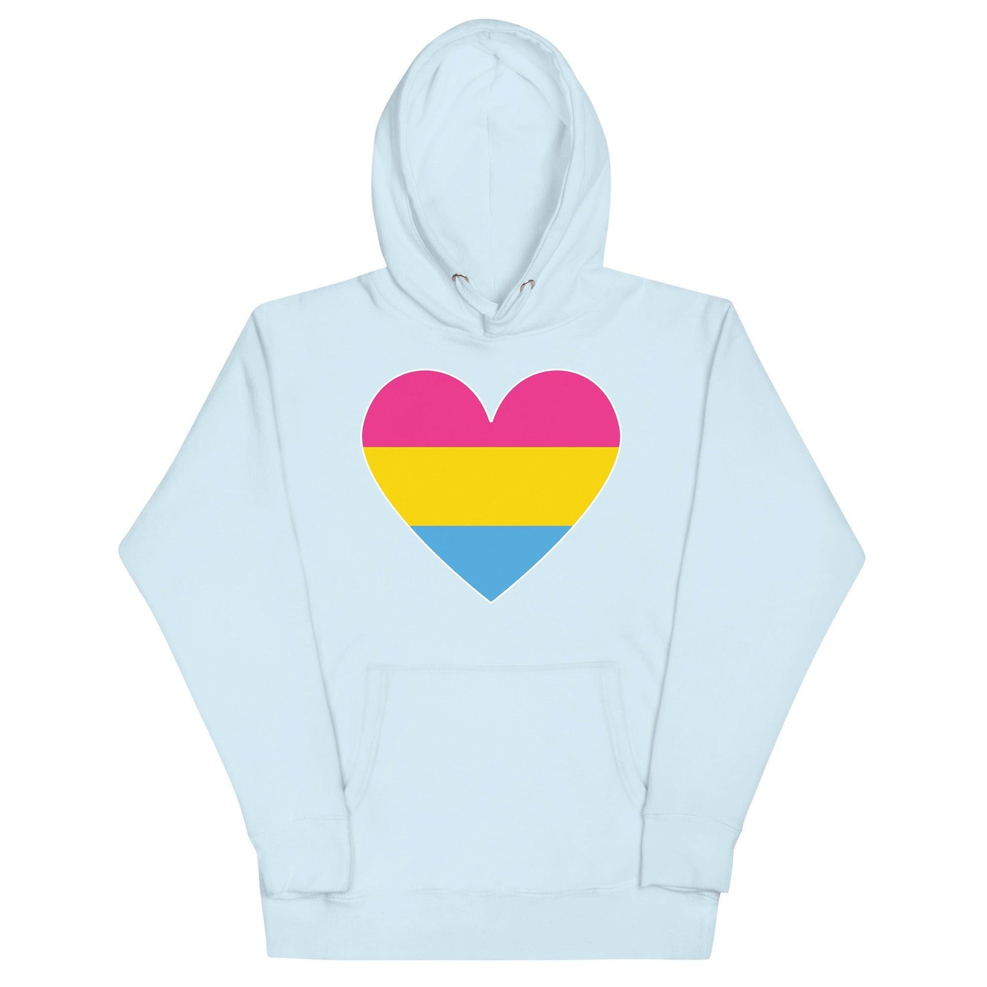 Pansexual Heart Hoodie - Hoodie - Free 2 B