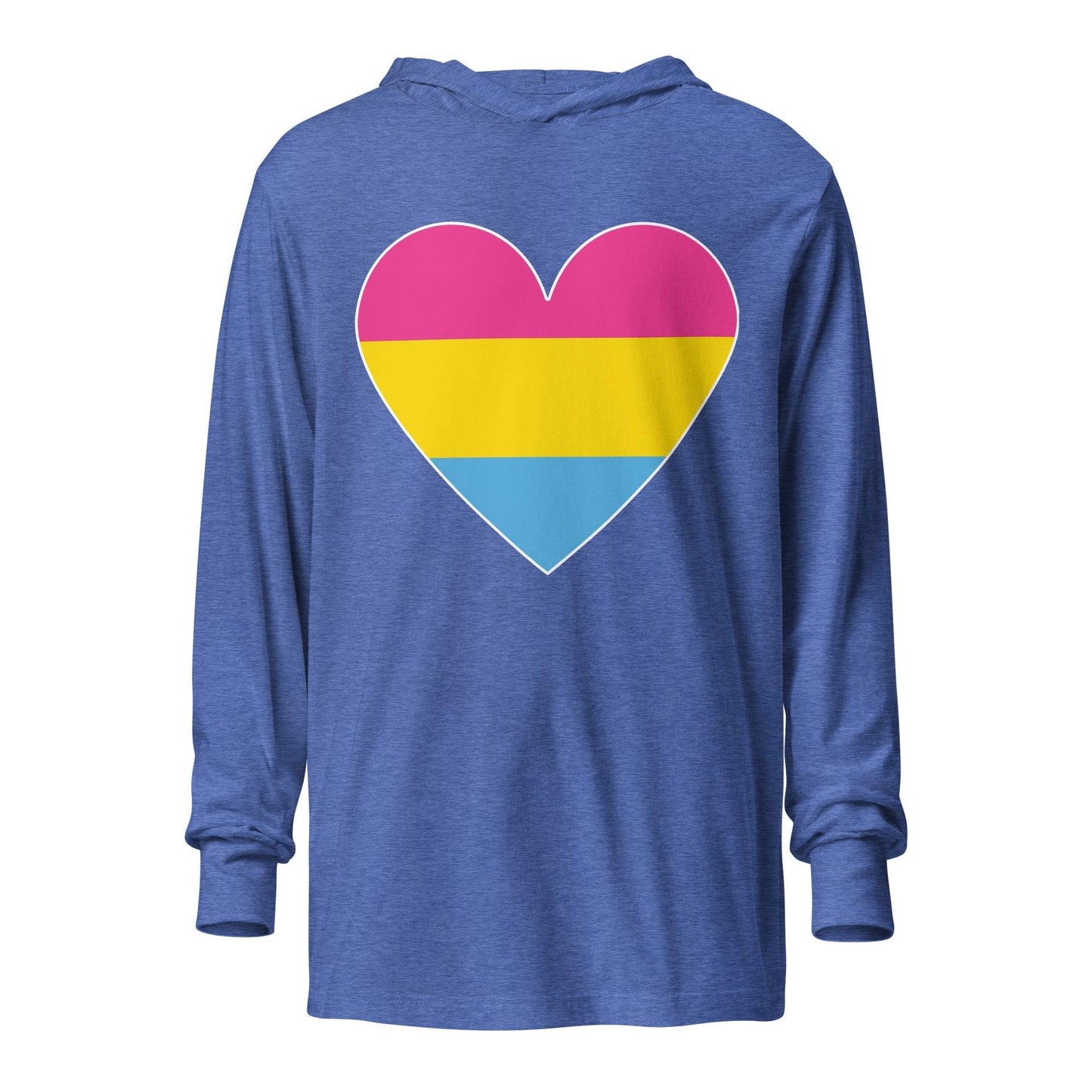 Pansexual Heart Long Sleeve Shirt - Long Sleeve Shirt - Free 2 B