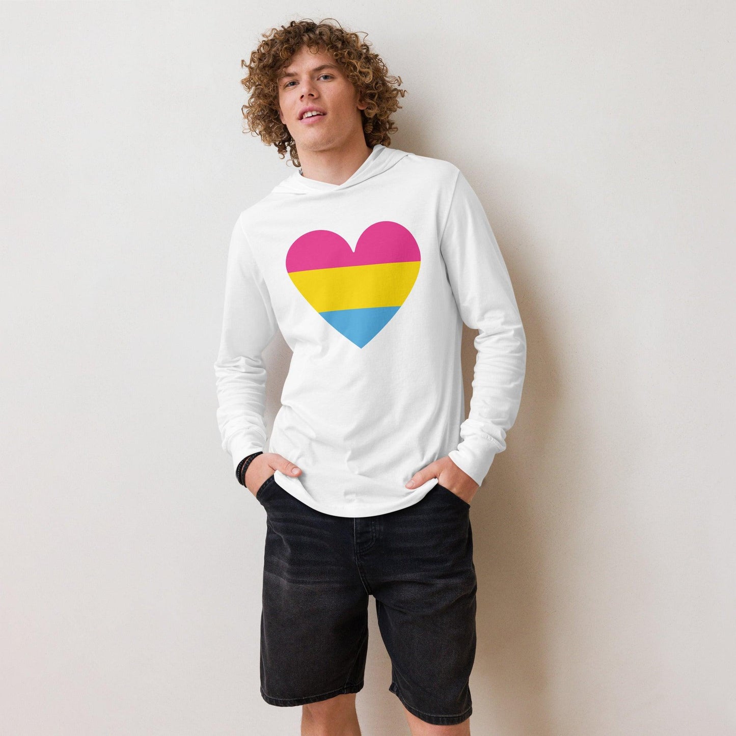 Pansexual Heart Long Sleeve Shirt - Long Sleeve Shirt - Free 2 B