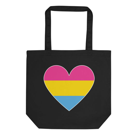 Pansexual Heart Tote Bag - Tote Bag - Free 2 B