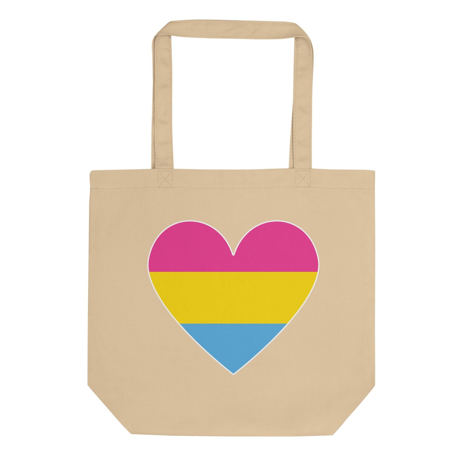 Pansexual Heart Tote Bag - Tote Bag - Free 2 B