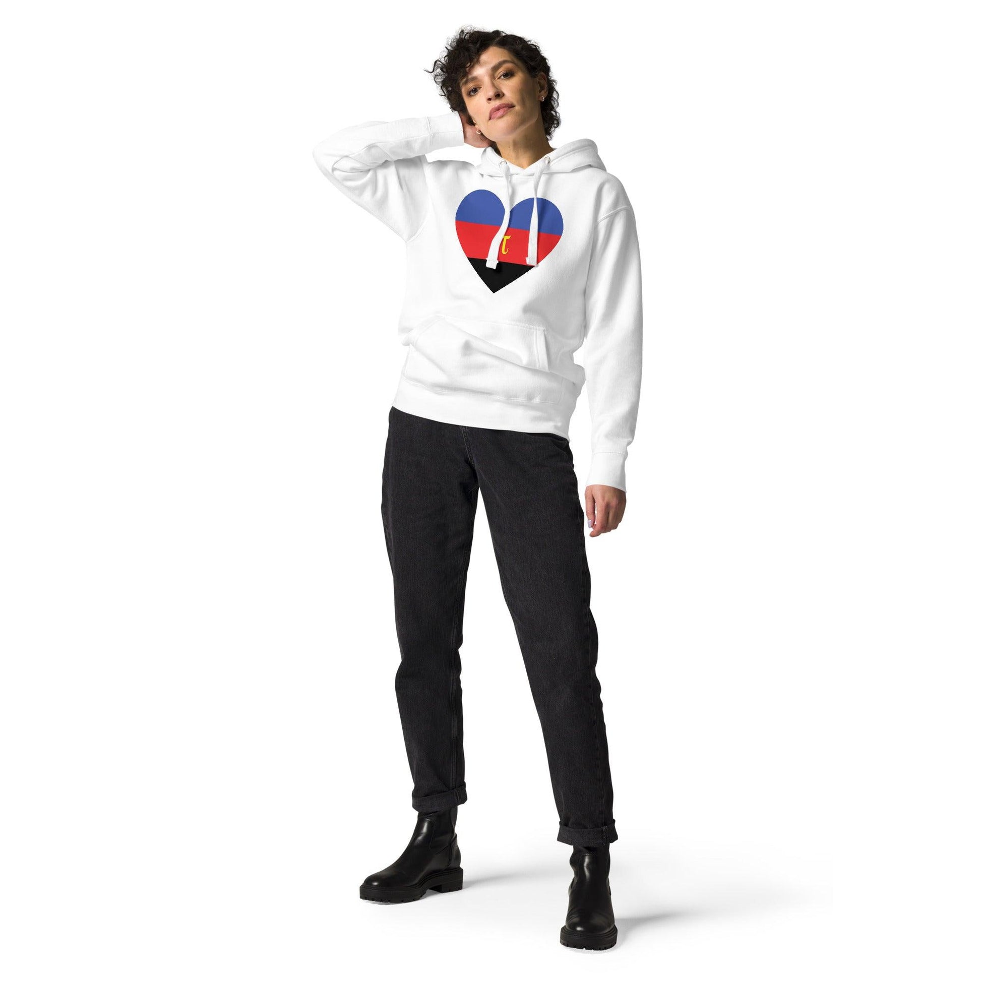 Polyamory Heart Hoodie - Hoodie - Free 2 B