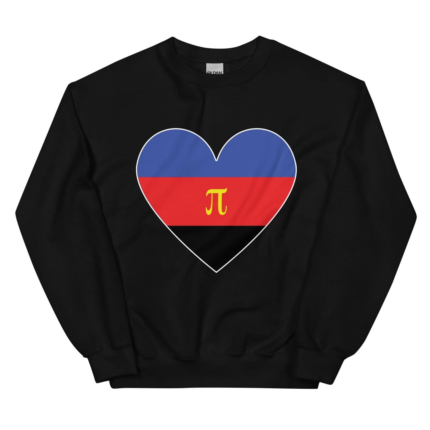 Polyamory Heart Sweatshirt - Crewneck Sweatshirt - Free 2 B