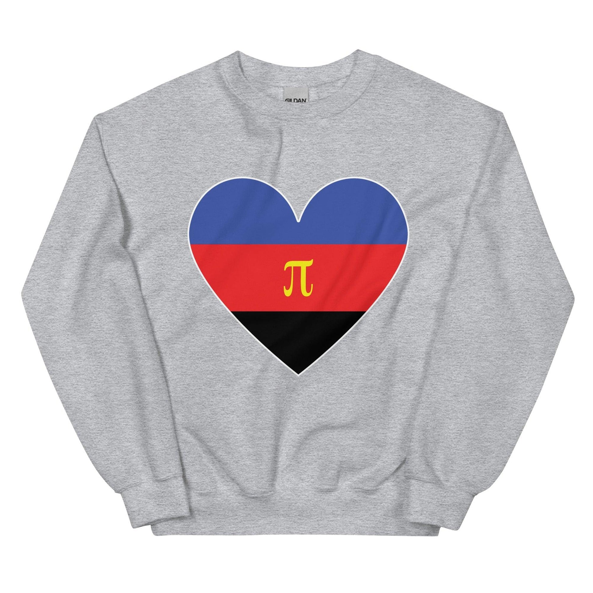 Polyamory Heart Sweatshirt - Crewneck Sweatshirt - Free 2 B