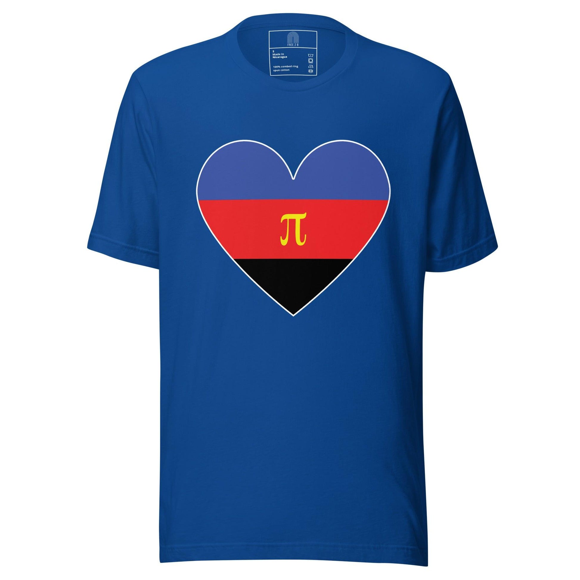 Polyamory Heart T-Shirt - T Shirt - Free 2 B