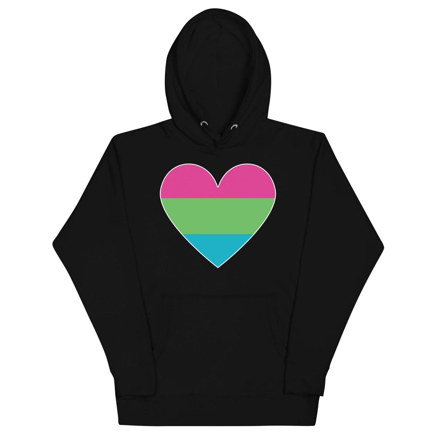 Polysexual Heart Hoodie - Hoodie - Free 2 B