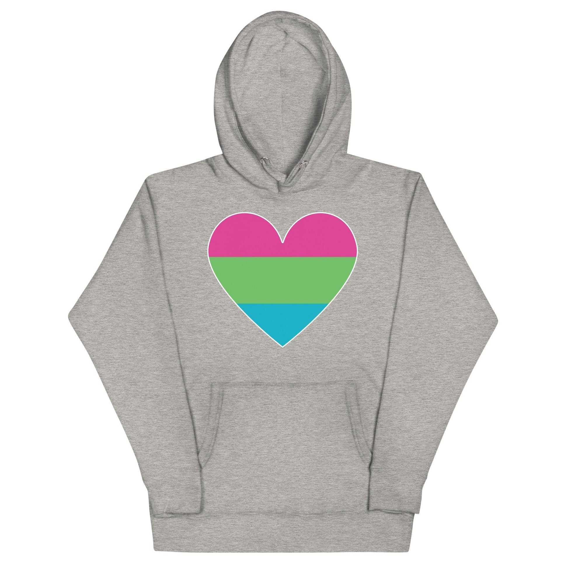 Polysexual Heart Hoodie - Hoodie - Free 2 B