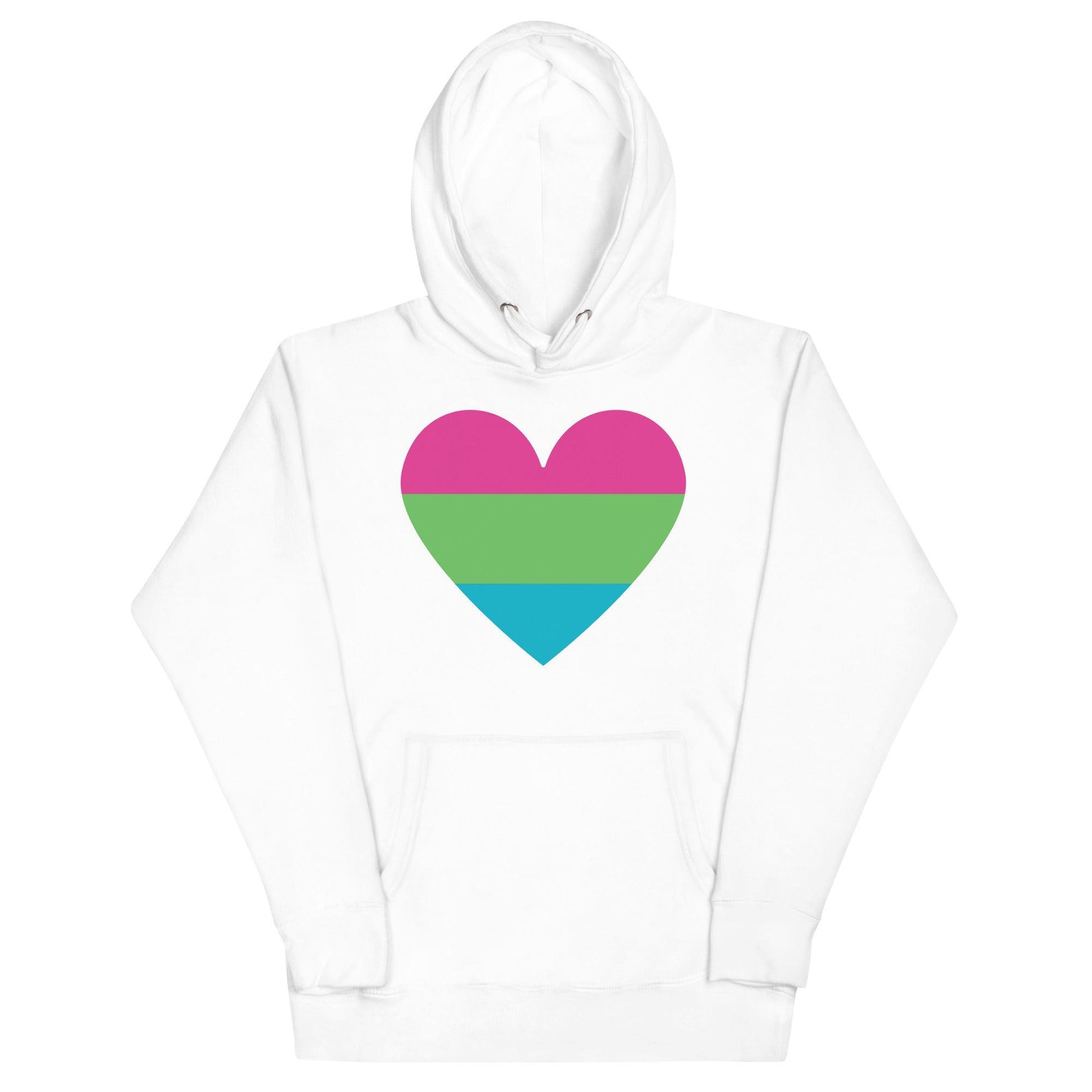 Polysexual Heart Hoodie - Hoodie - Free 2 B