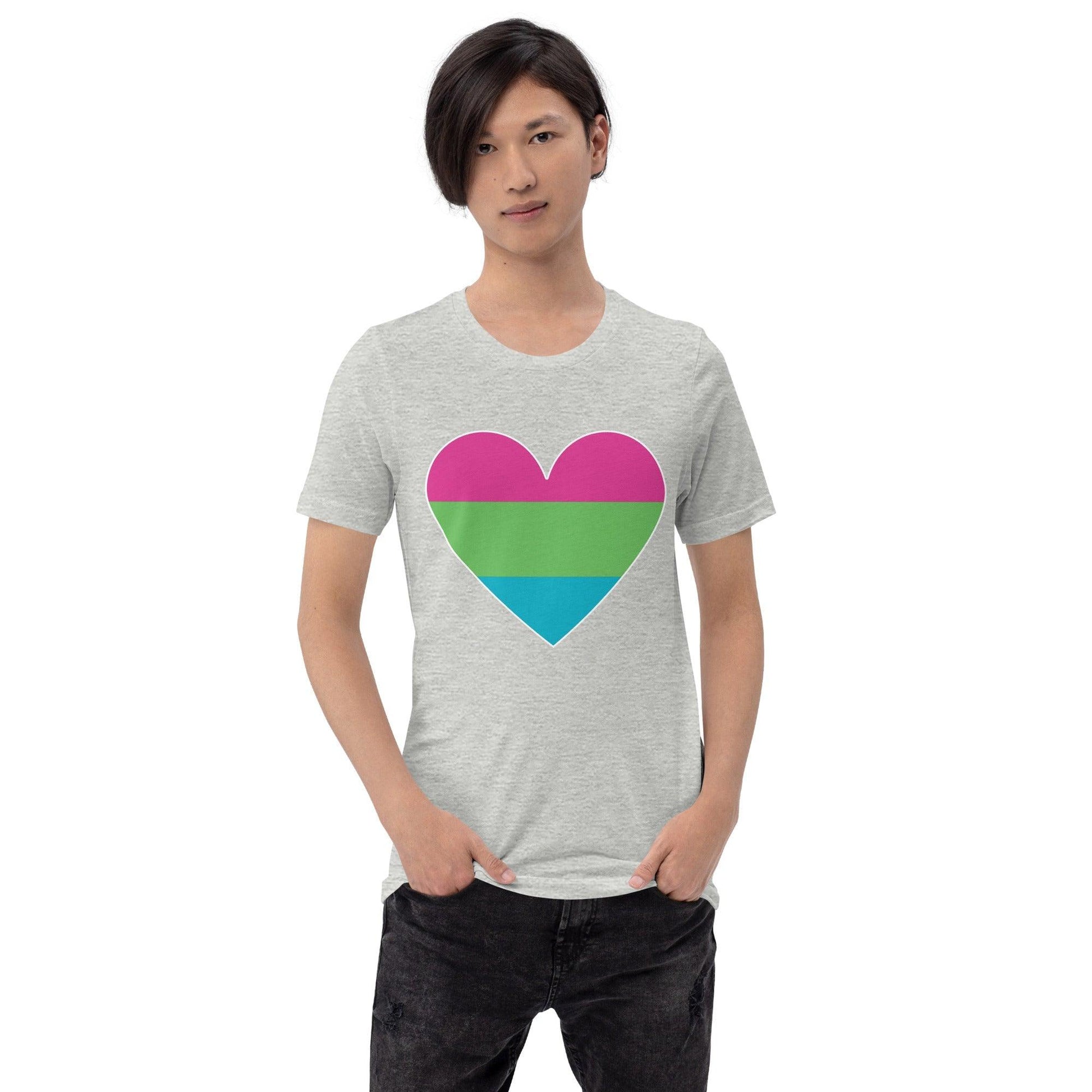 Polysexual Heart T-Shirt - T Shirt - Free 2 B