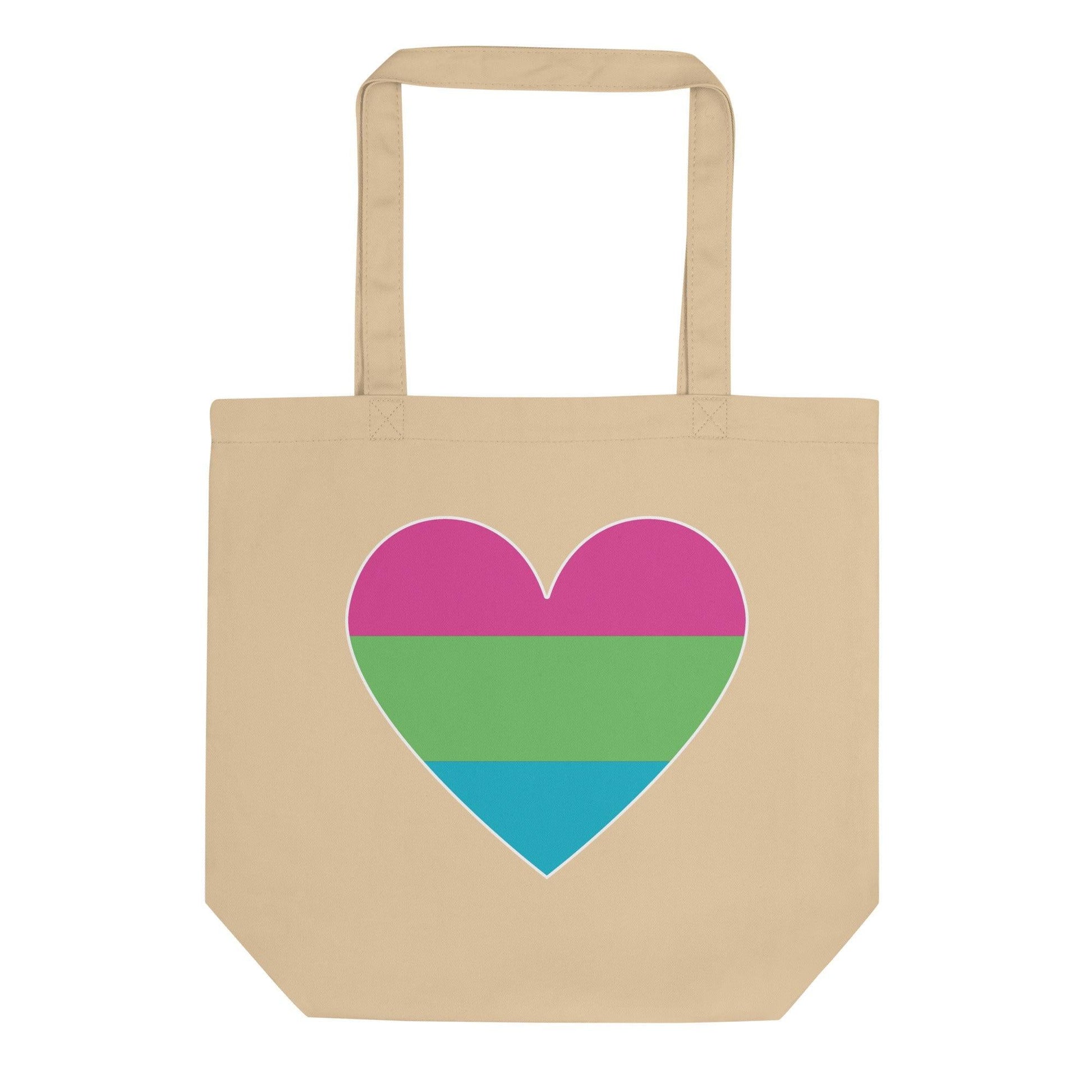 Polysexual Heart Tote Bag - Tote Bag - Free 2 B