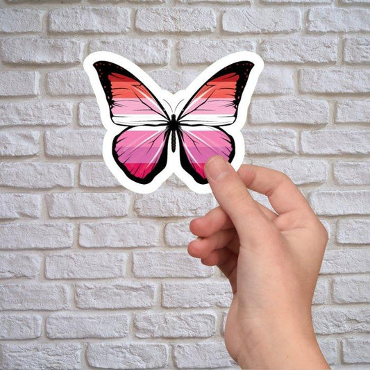 Prideful Flutter Sticker - Sticker - Free 2 B