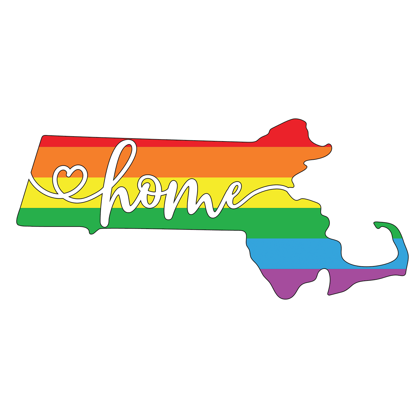 Prideful State Roadtrip Sticker - Sticker - Free 2 B