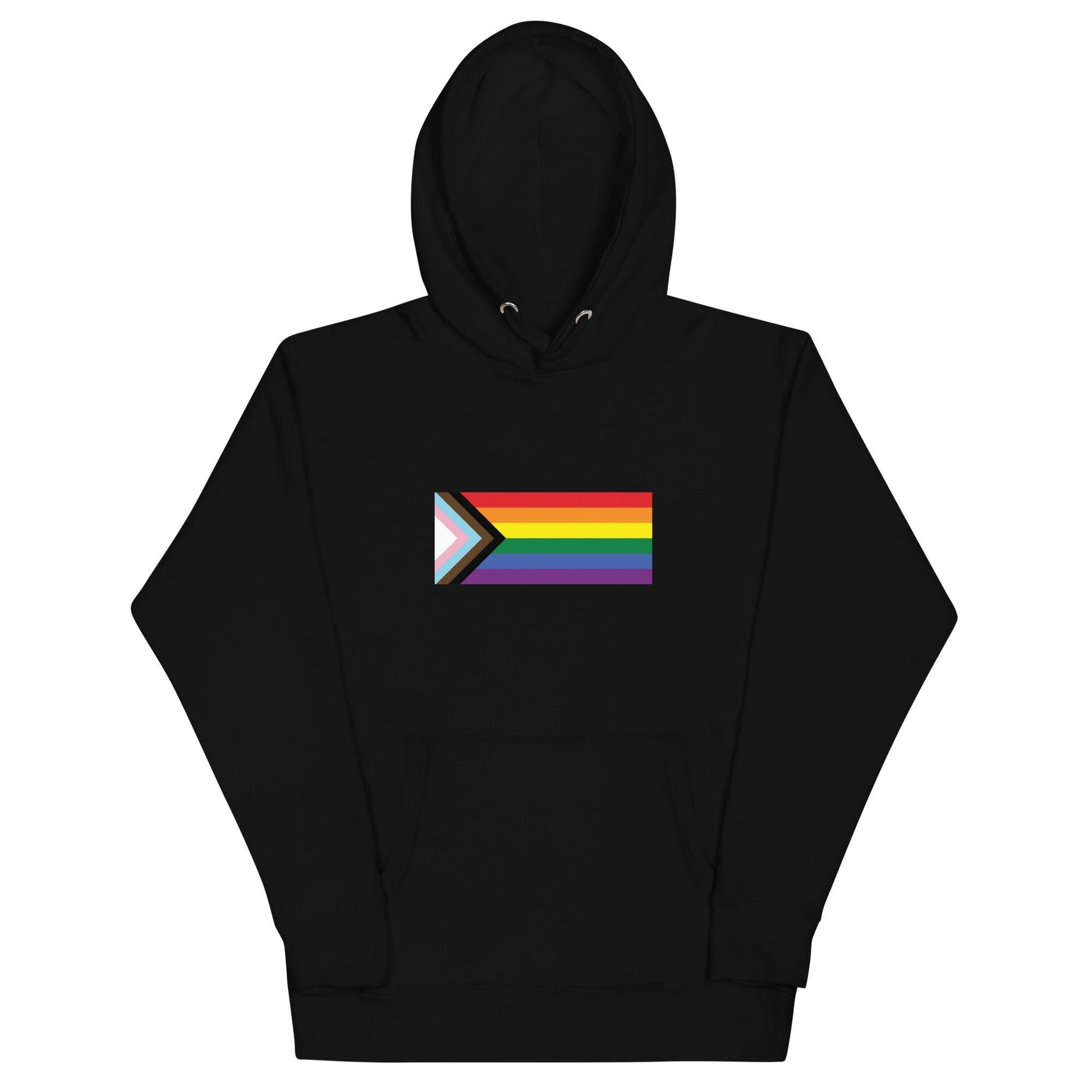 Progress Pride Flag Hoodie - Hoodie - Free 2 B