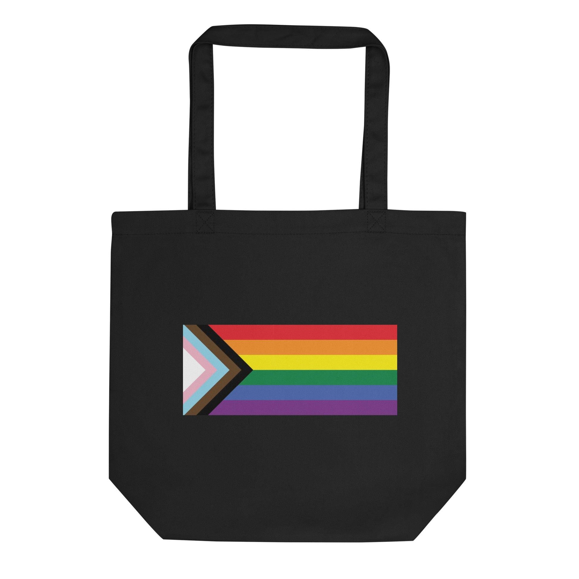 Progress Pride Flag Tote Bag - Tote Bag - Free 2 B