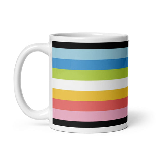 Queer Flag Mug - Mug - Free 2 B