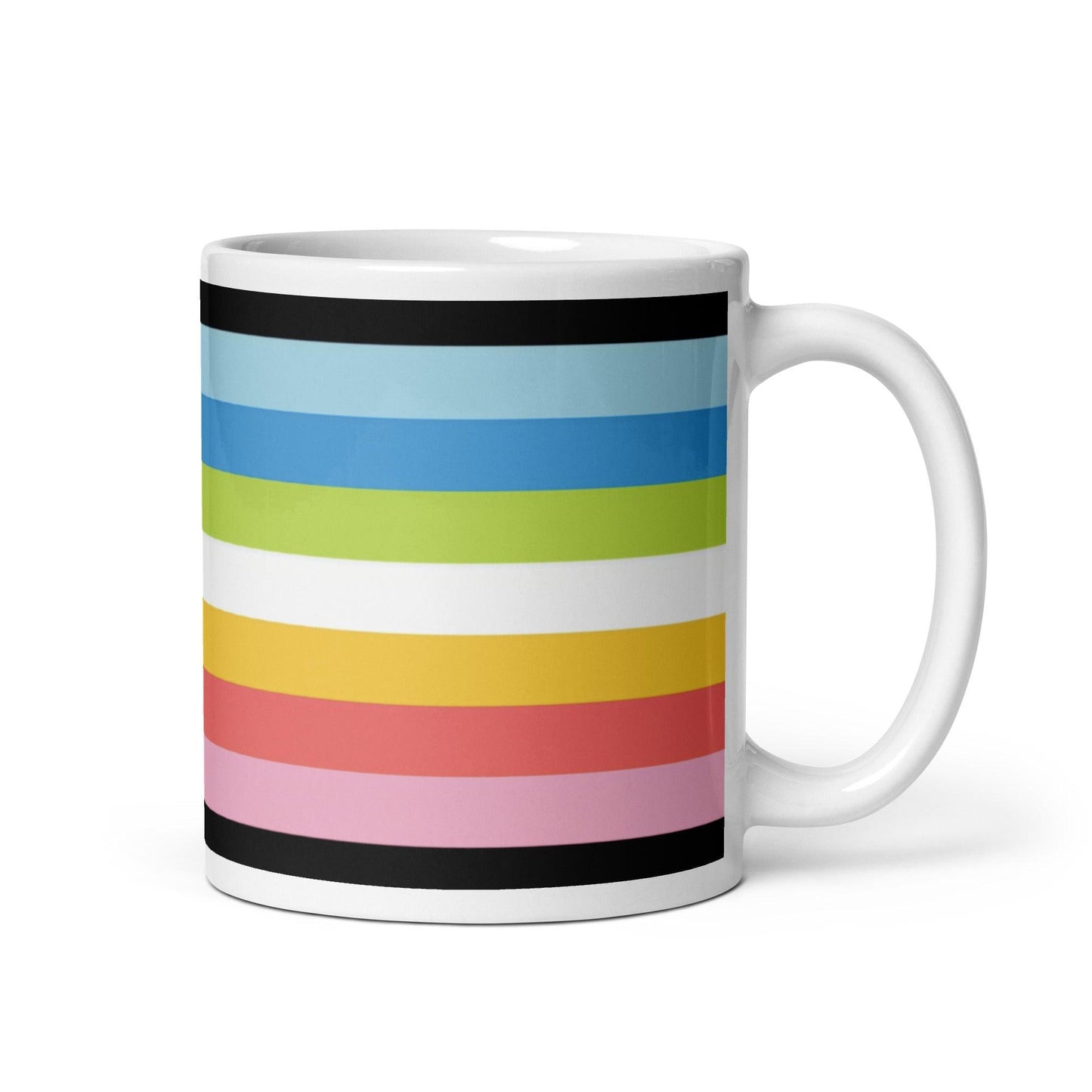 Queer Flag Mug - Mug - Free 2 B