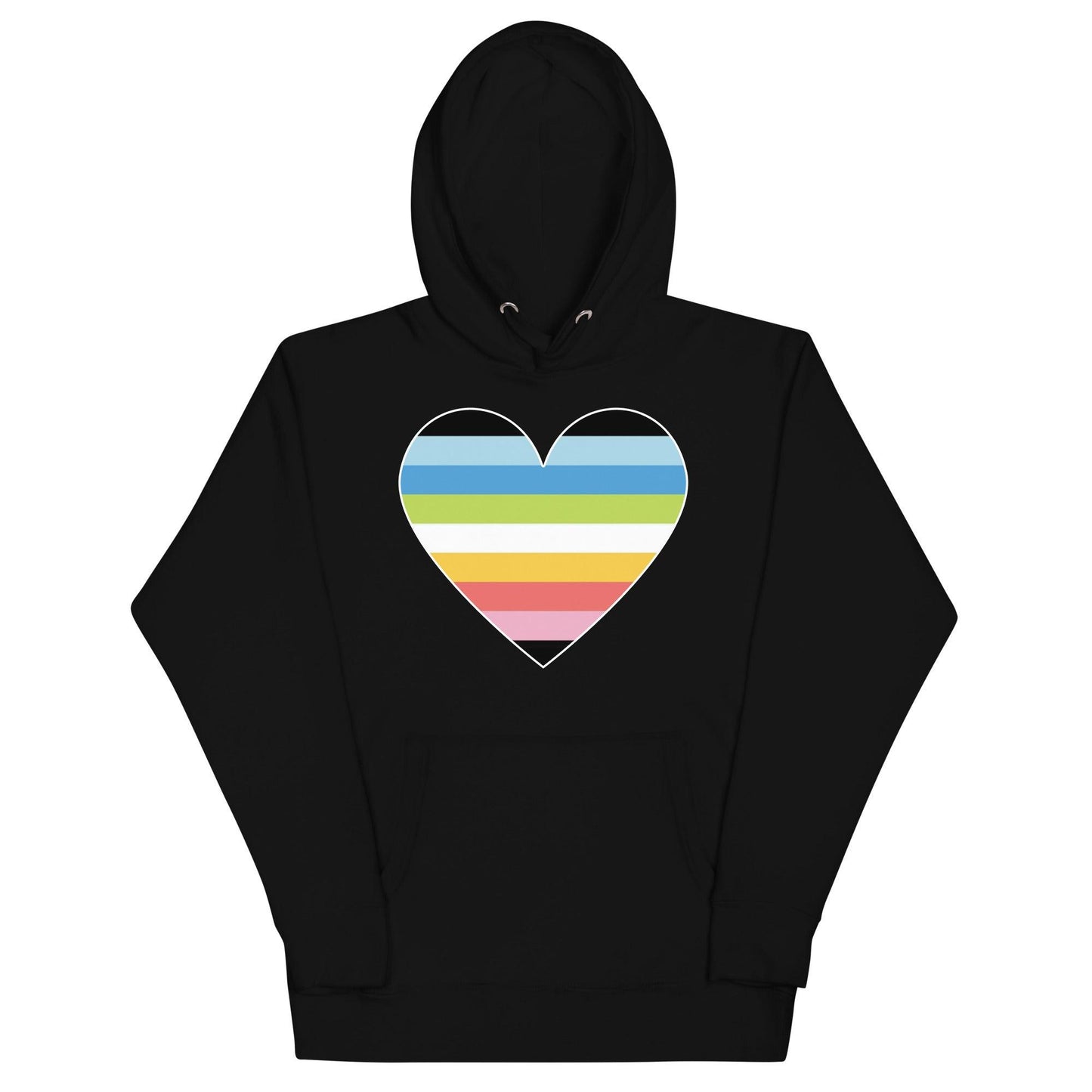 Queer Heart Hoodie - Hoodie - Free 2 B